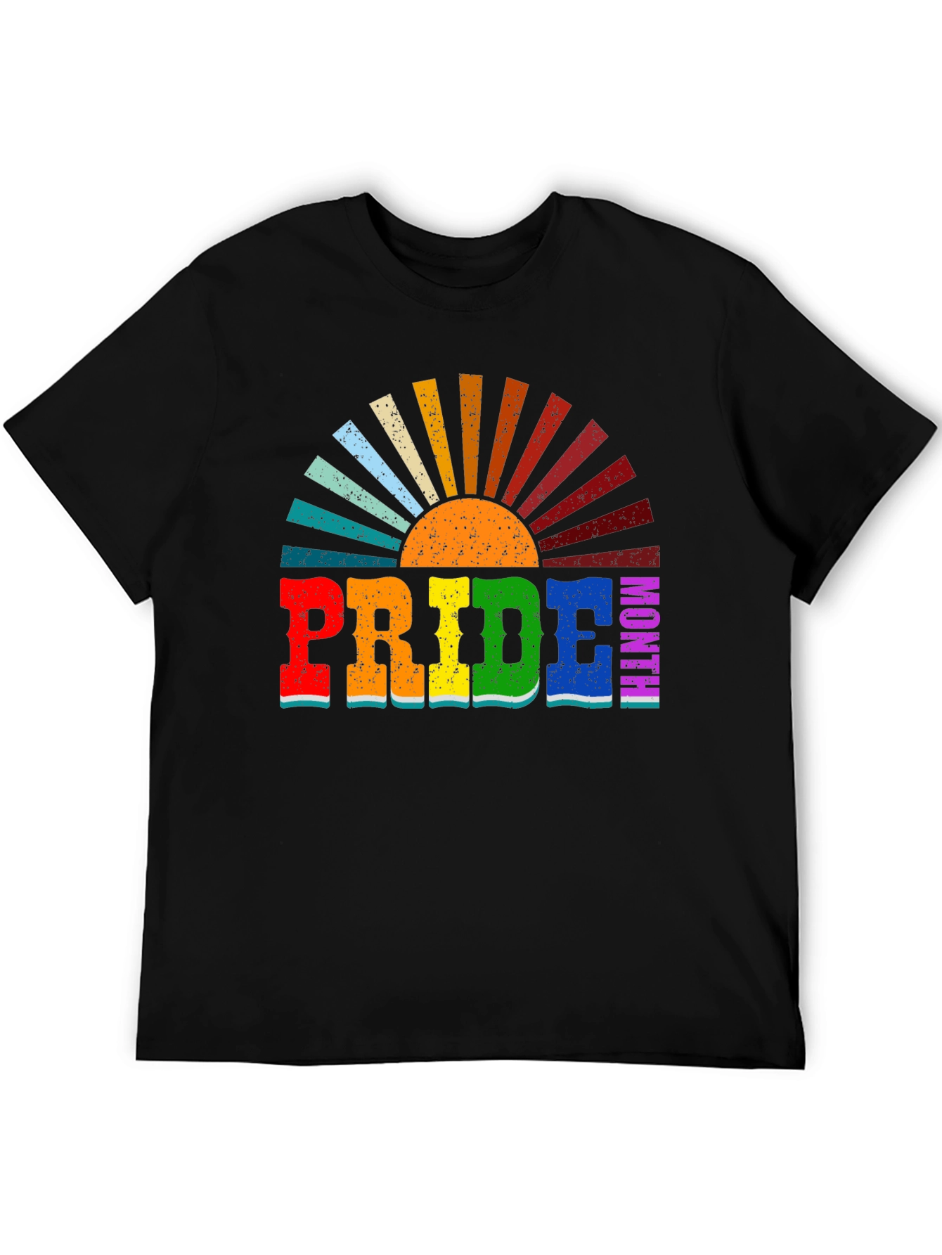 Pride Month Rainbow Retro T-Shirt