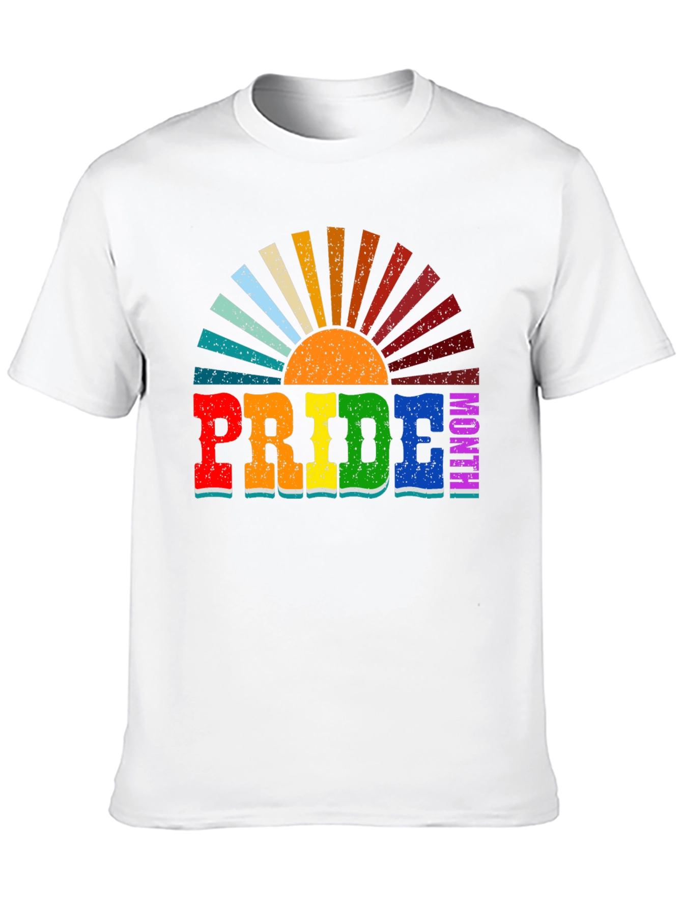 Pride Month Rainbow Retro T-Shirt