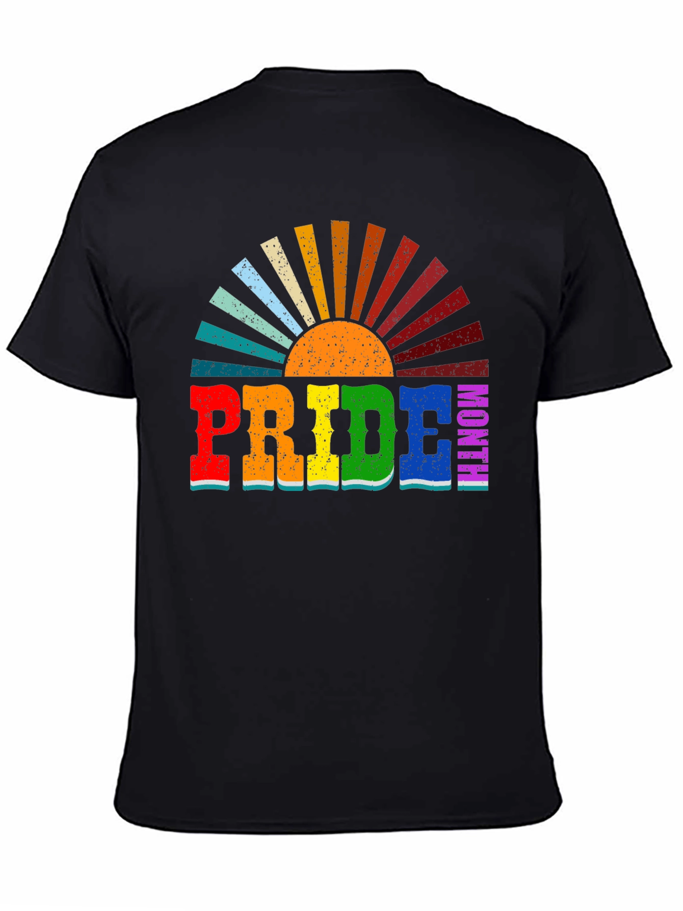 Pride Month Rainbow Retro T-Shirt