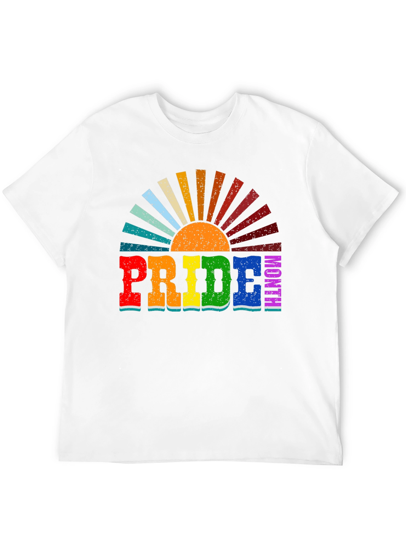 Pride Month Rainbow Retro T-Shirt