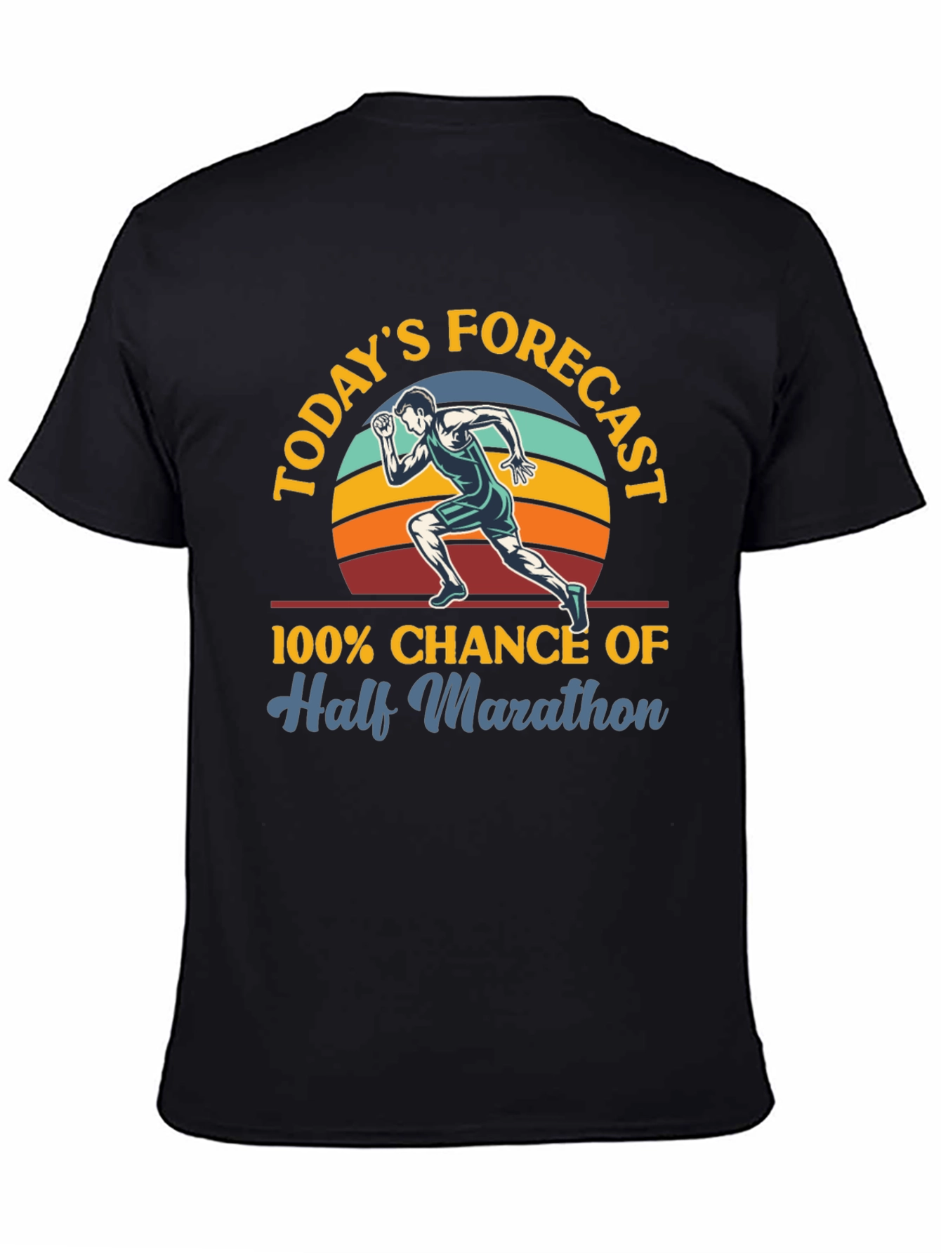 Half Marathon Forecast Graphic Tee