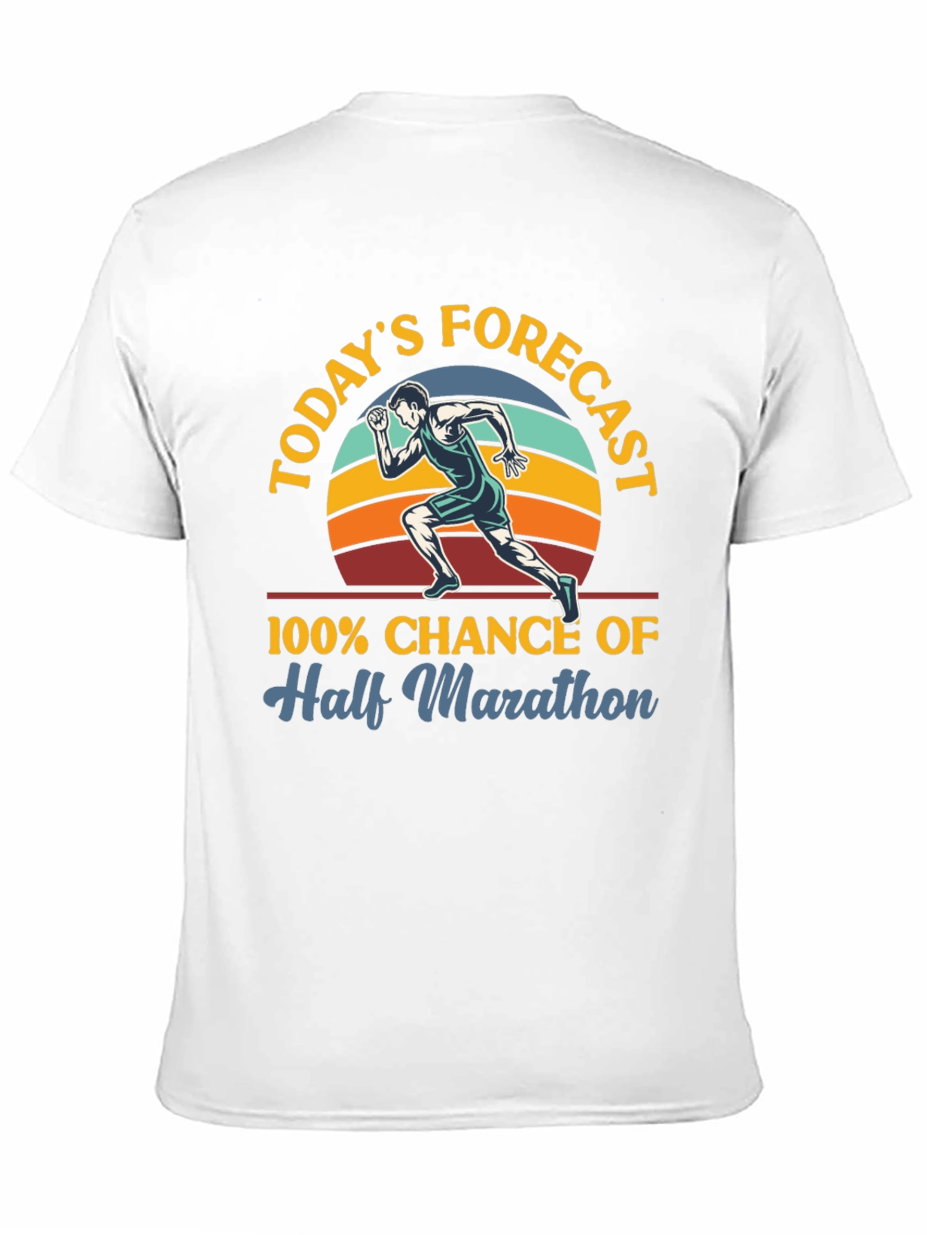 Half Marathon Forecast Graphic Tee