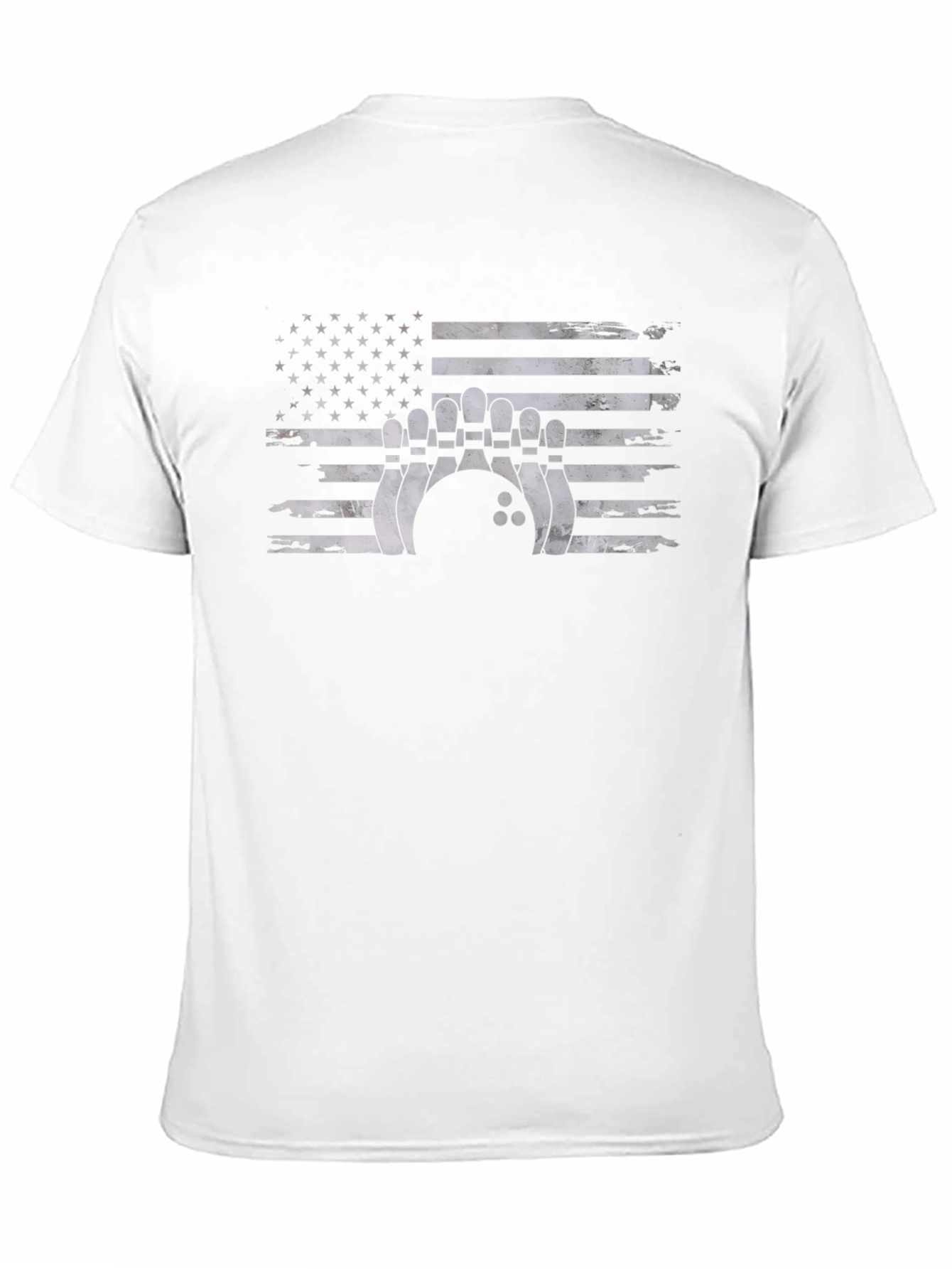 Bowling USA Flag Graphic T-Shirt