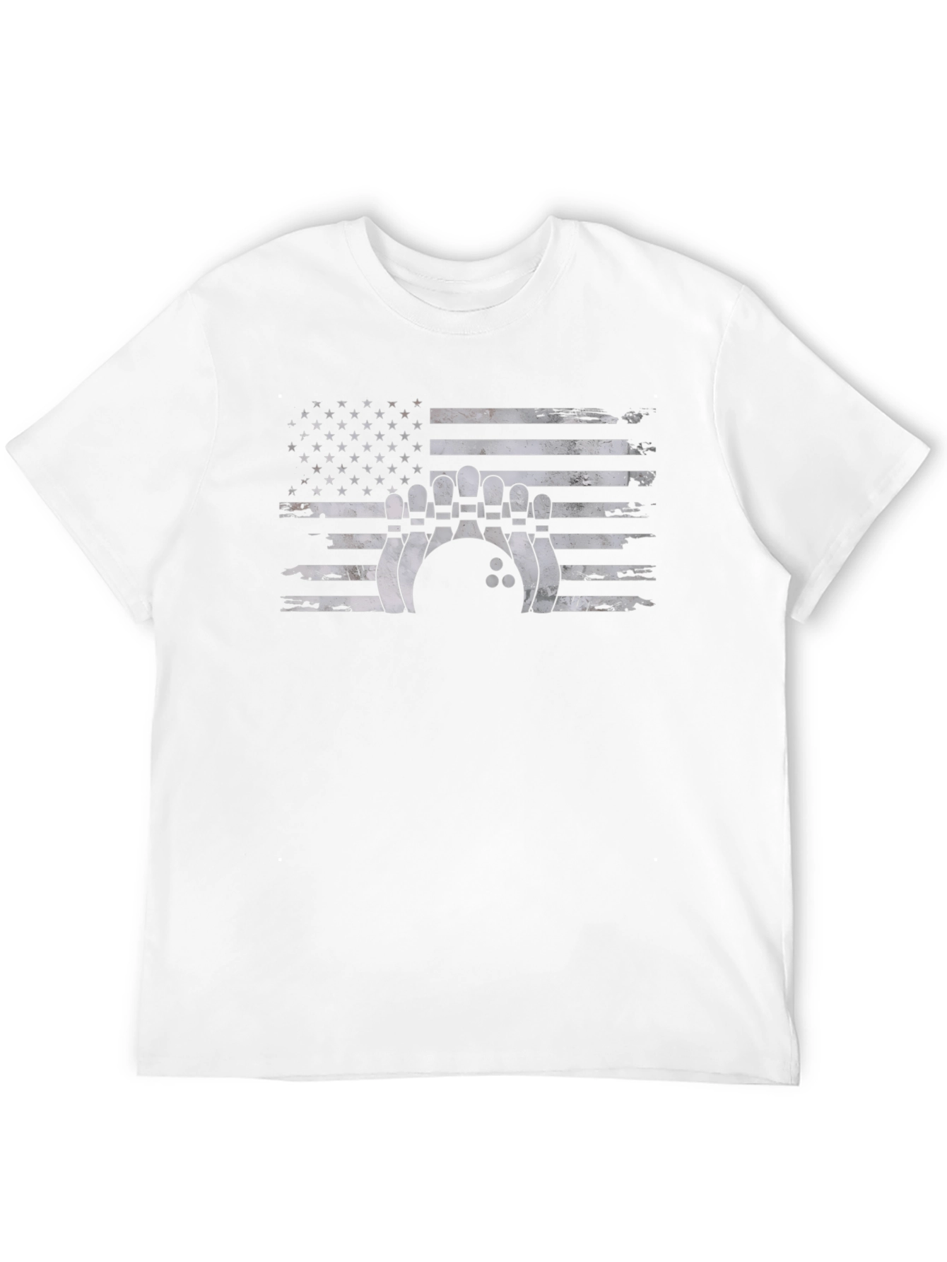 Bowling USA Flag Graphic T-Shirt