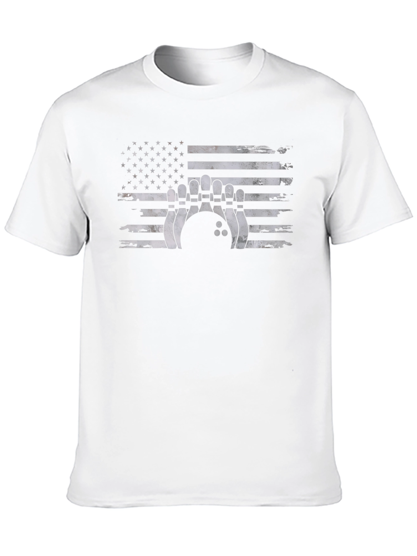 Bowling USA Flag Graphic T-Shirt
