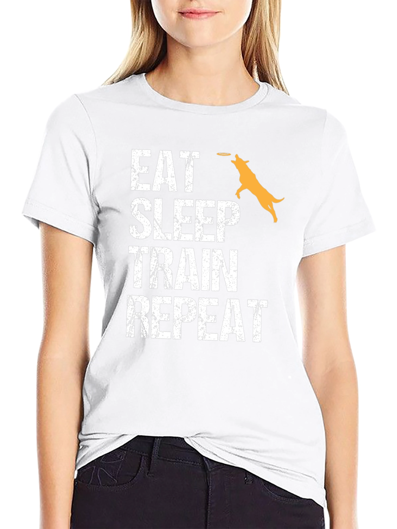 Eat Sleep Train Repeat Dog Lover T-Shirt