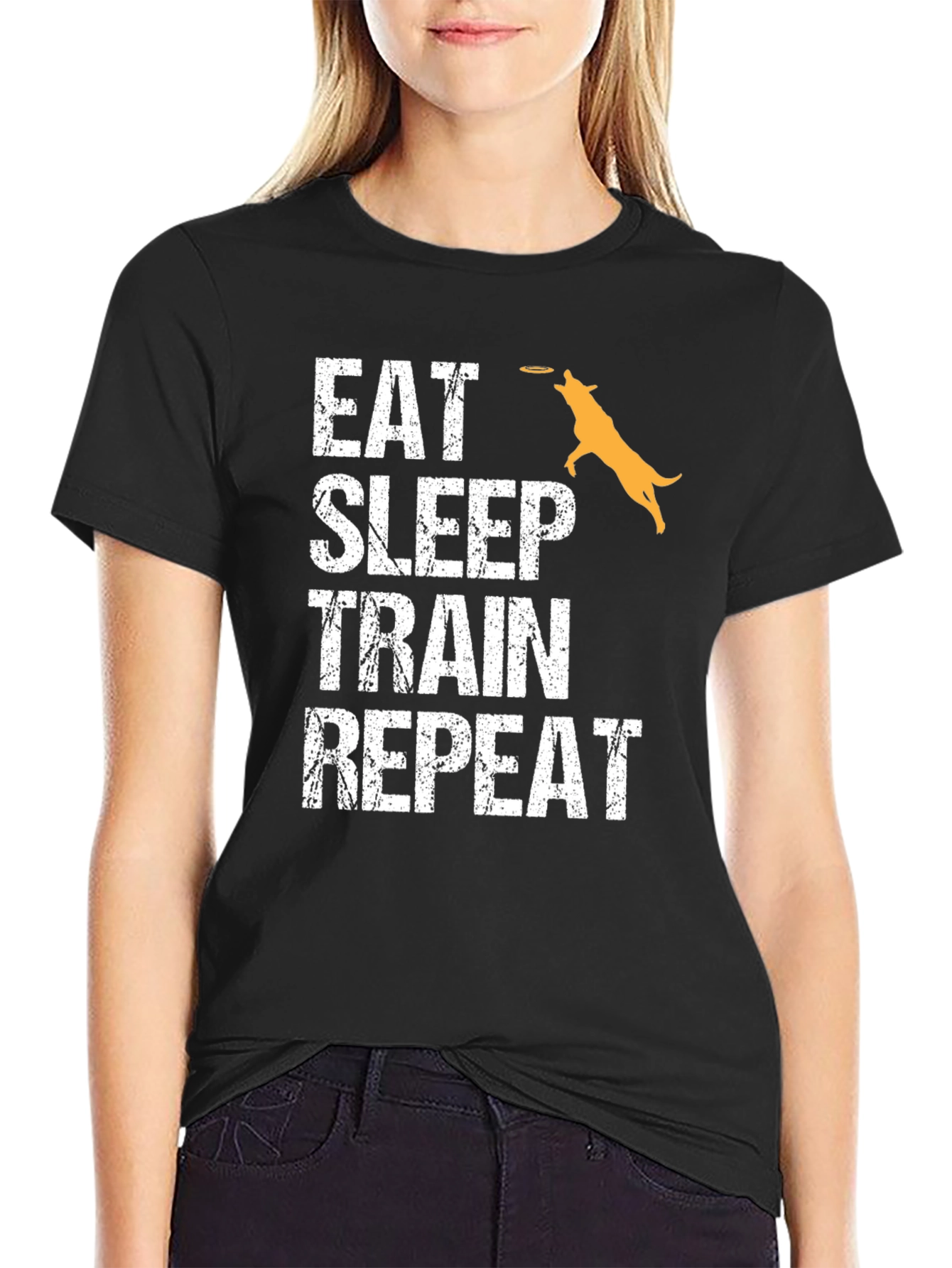 Eat Sleep Train Repeat Dog Lover T-Shirt