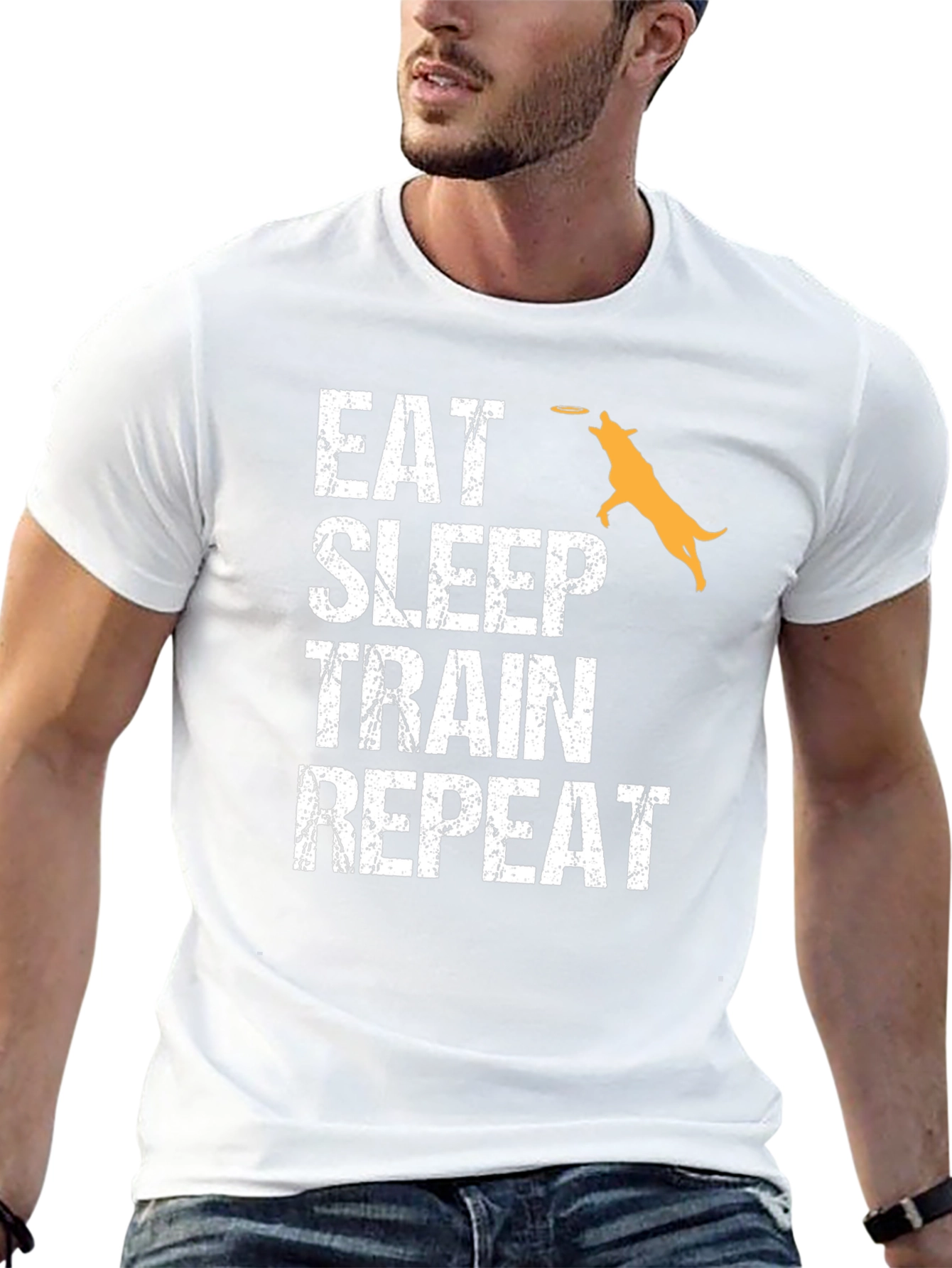 Eat Sleep Train Repeat Dog Lover T-Shirt