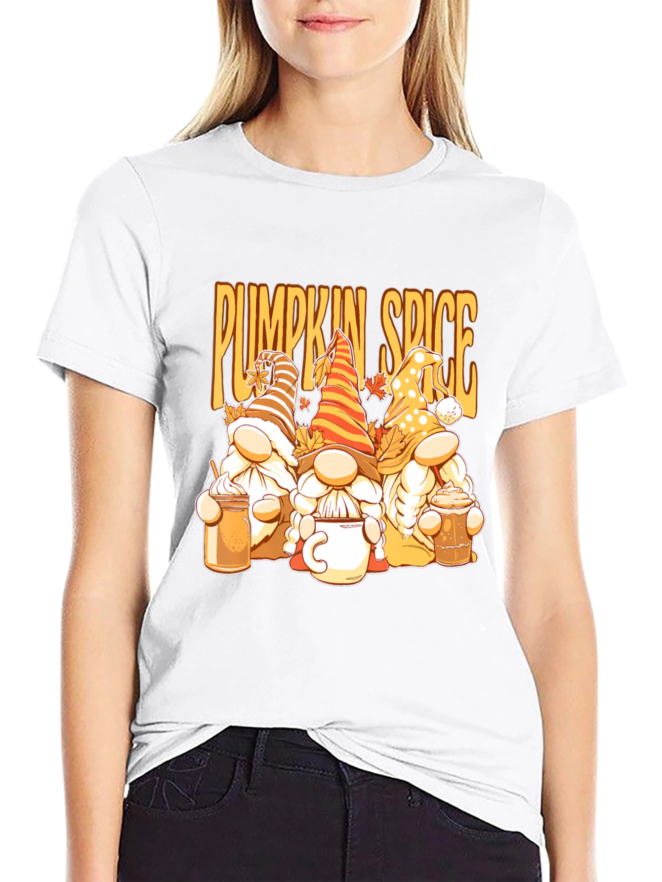 Pumpkin Spice Gnomes Graphic Tee