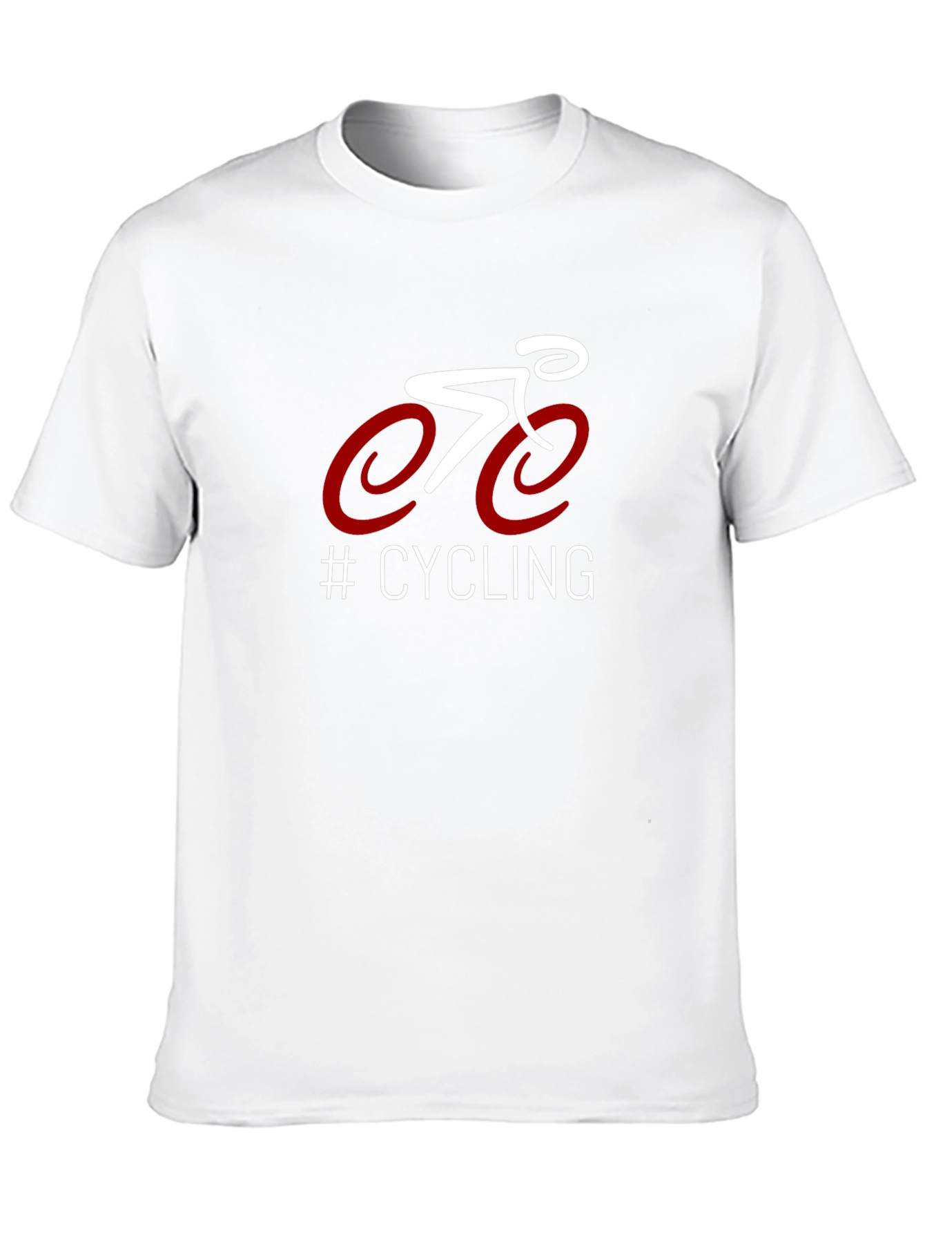 Cycling T-Shirt - #Cycling Design
