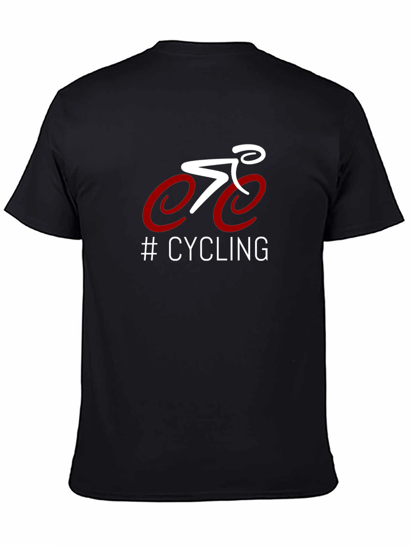 Cycling T-Shirt - #Cycling Design