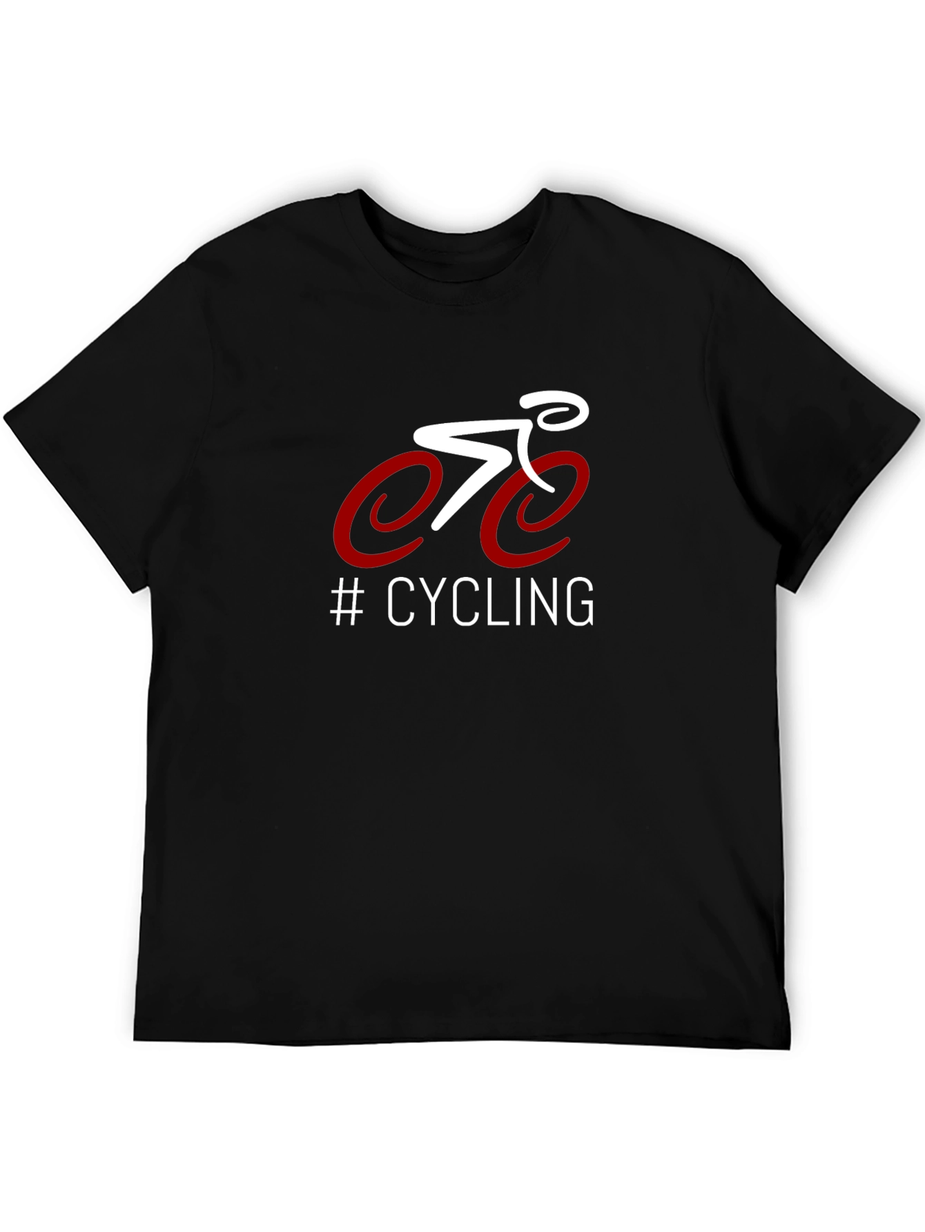 Cycling T-Shirt - #Cycling Design