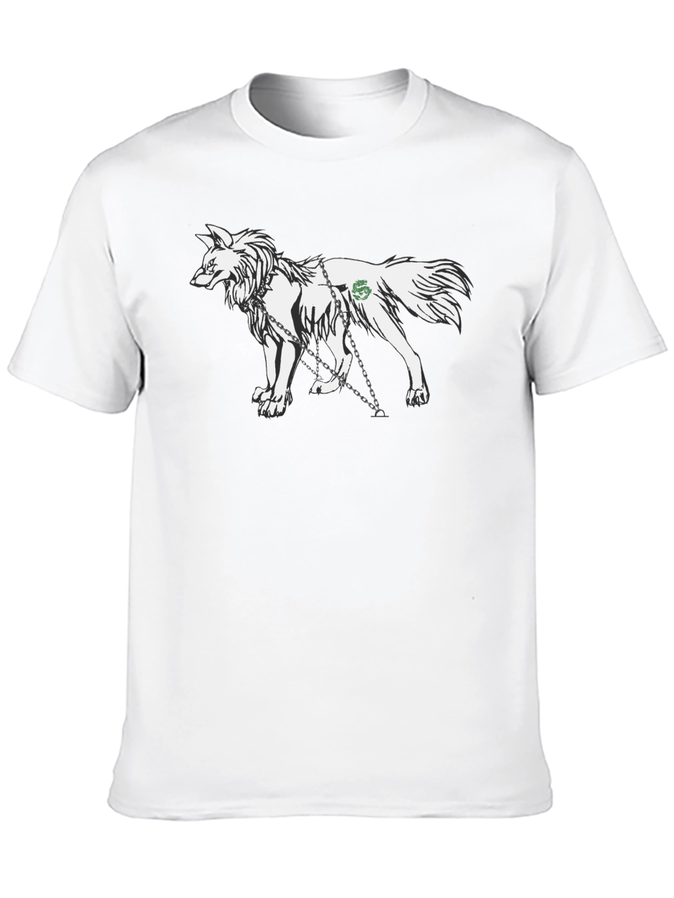 Wolf Graphic T-Shirt - Black Cotton Tee
