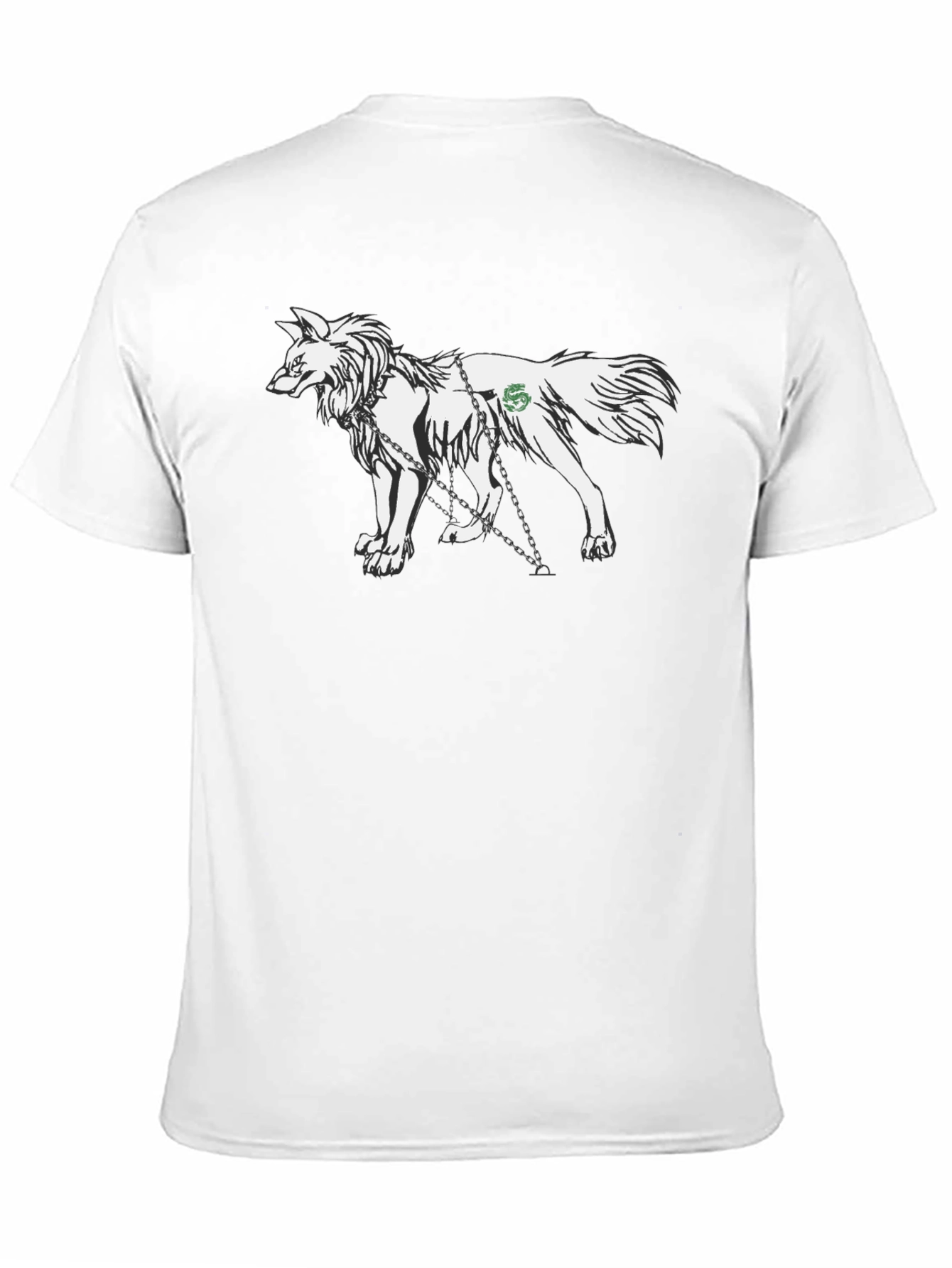 Wolf Graphic T-Shirt - Black Cotton Tee