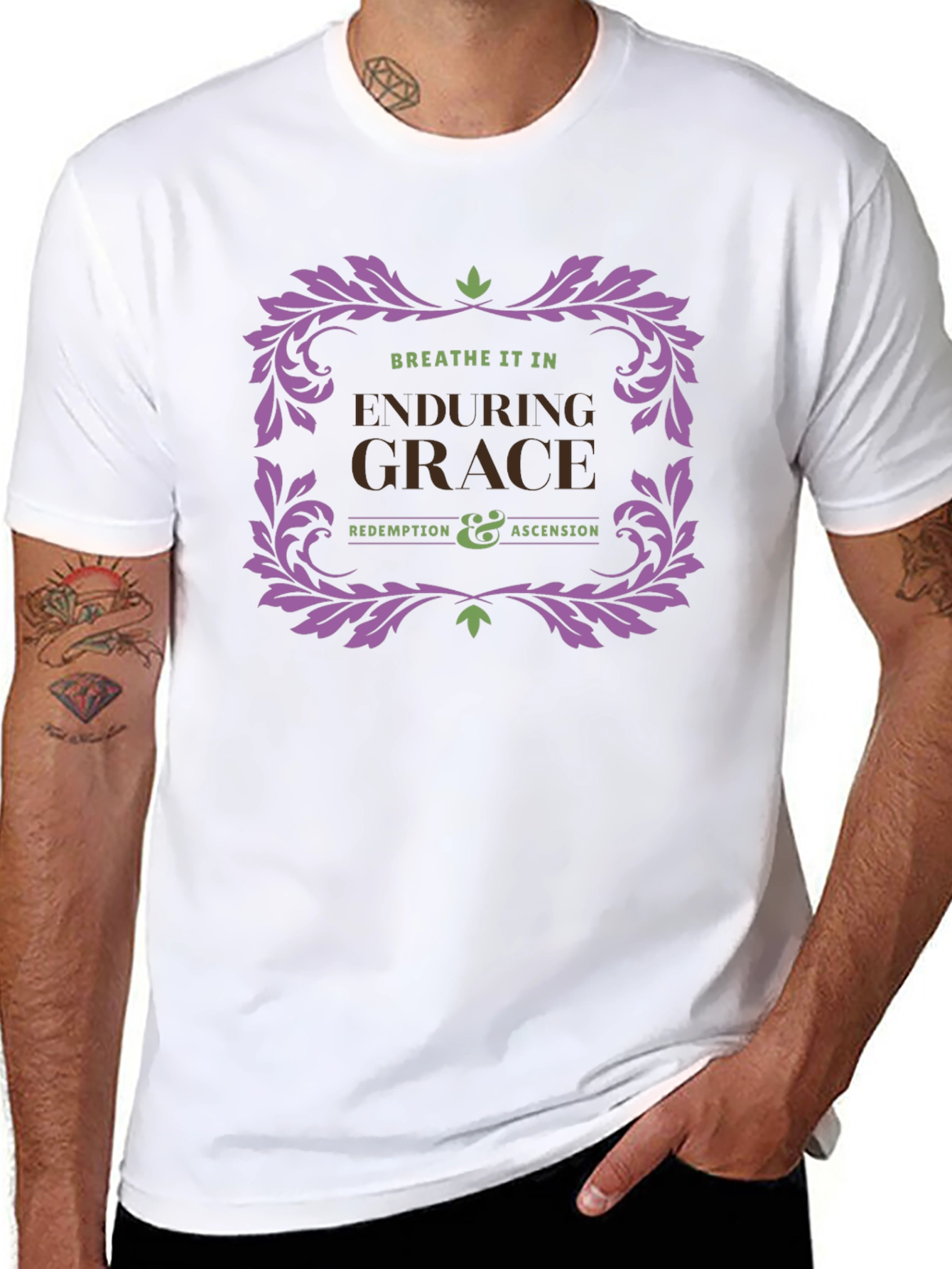 Enduring Grace Graphic Tee - Breathe It In