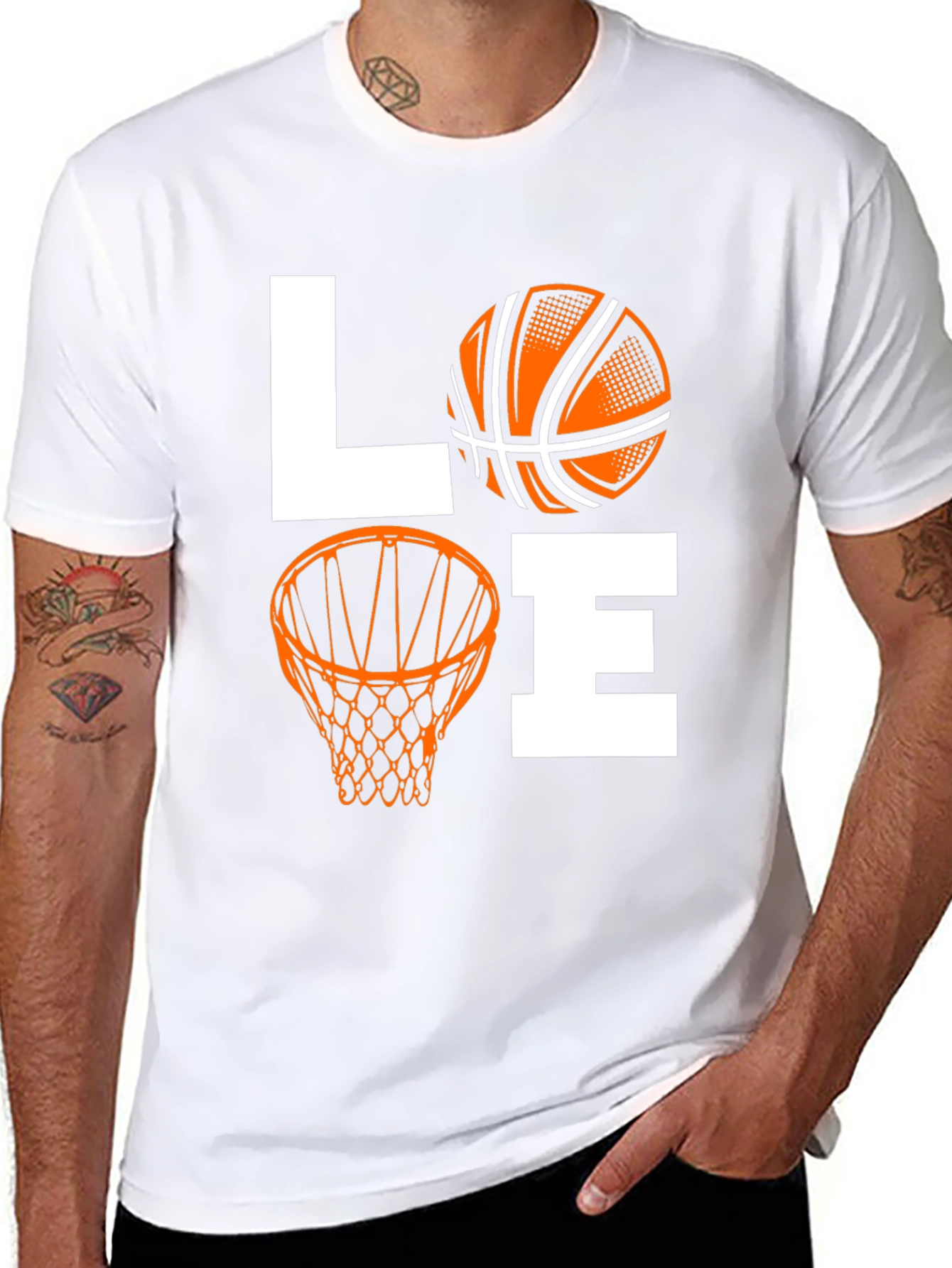 Basketball Love Graphic Tee