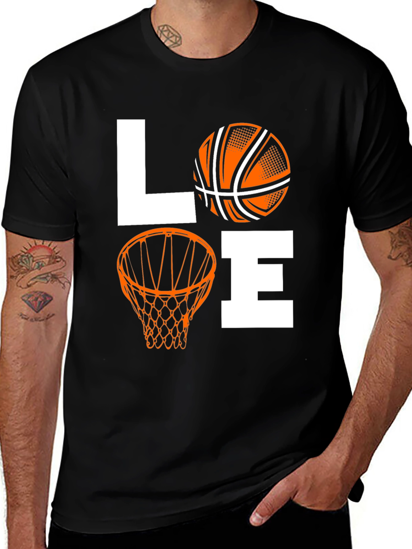 Basketball Love Graphic Tee