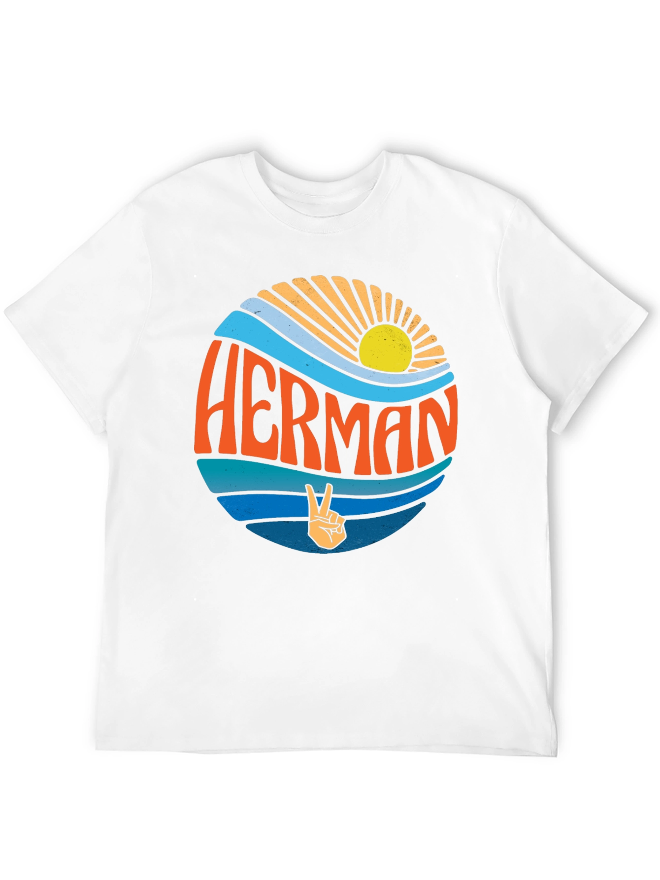 Retro HERMAN T-Shirt - Peace & Sunshine