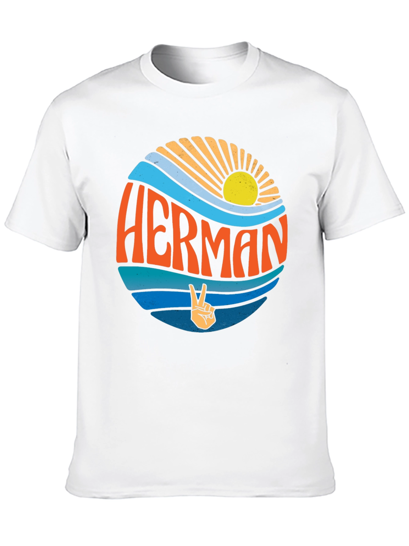 Retro HERMAN T-Shirt - Peace & Sunshine