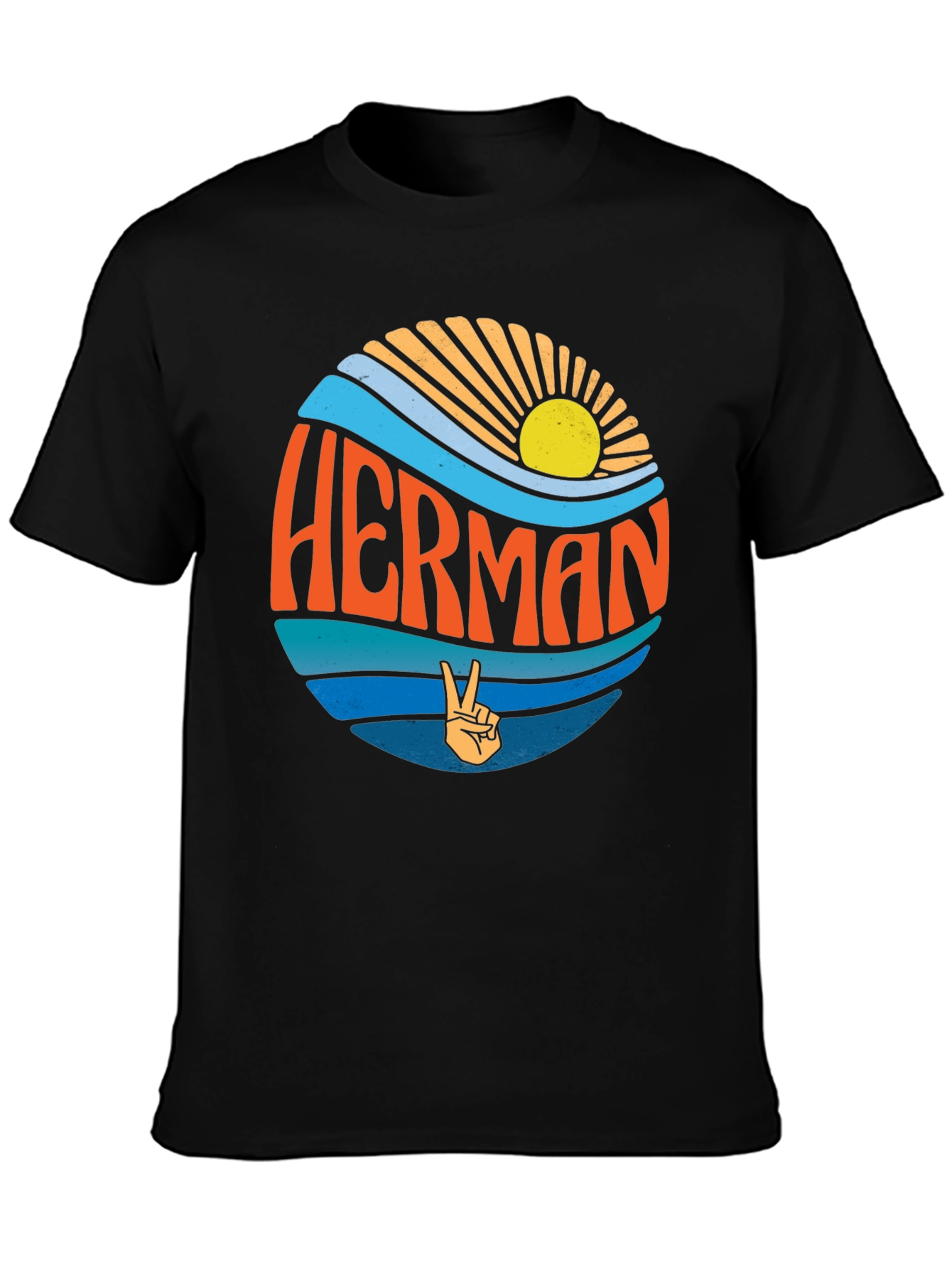 Retro HERMAN T-Shirt - Peace & Sunshine