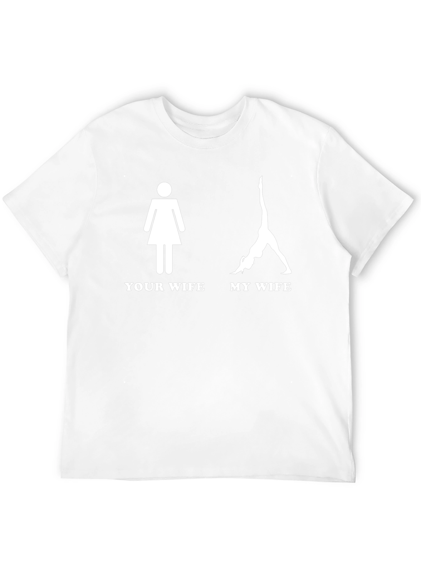 Humorous Your Wife vs. My Wife Yoga Tee