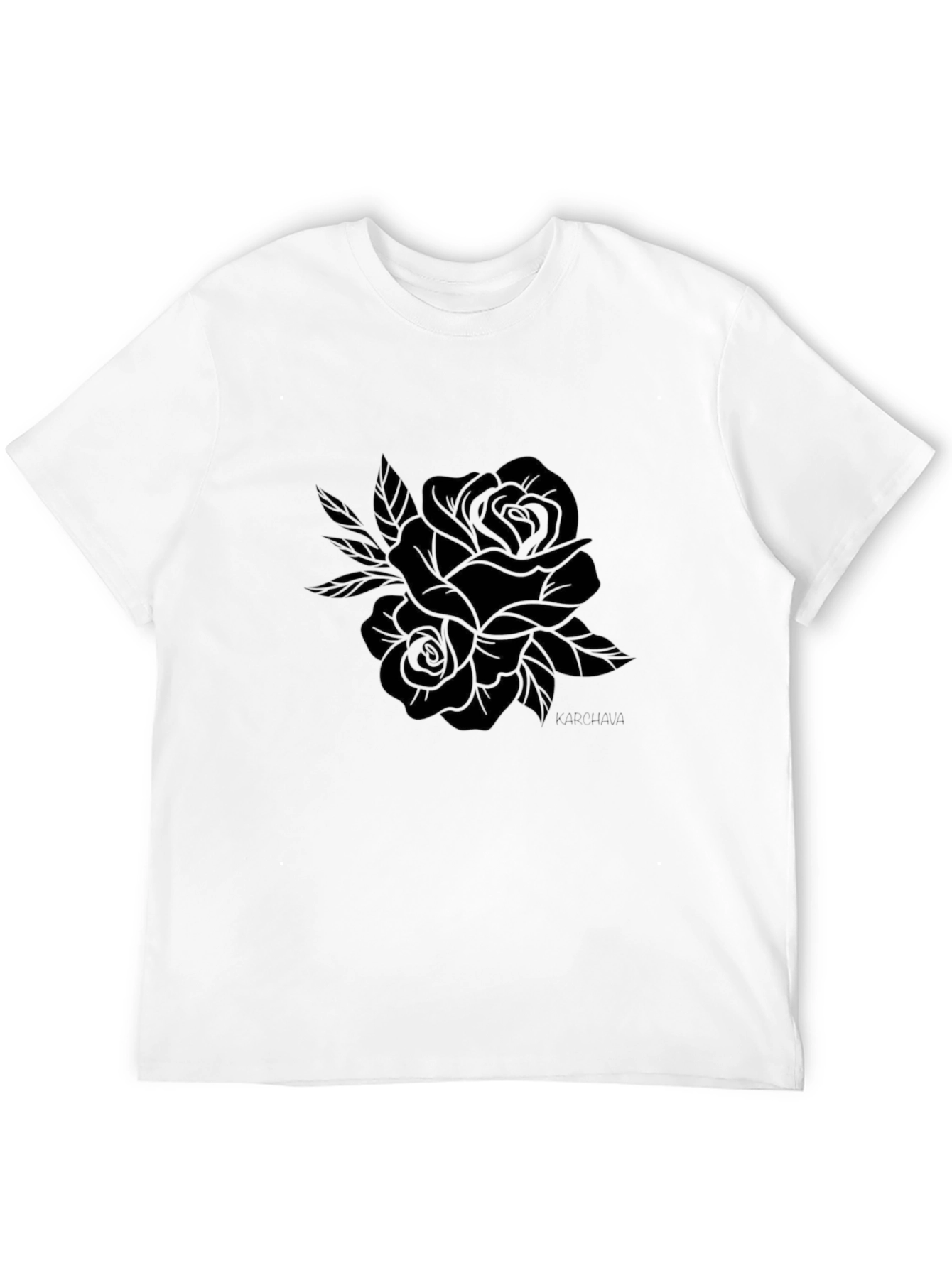 Black Rose Graphic Tee - Stylish and Comfortable