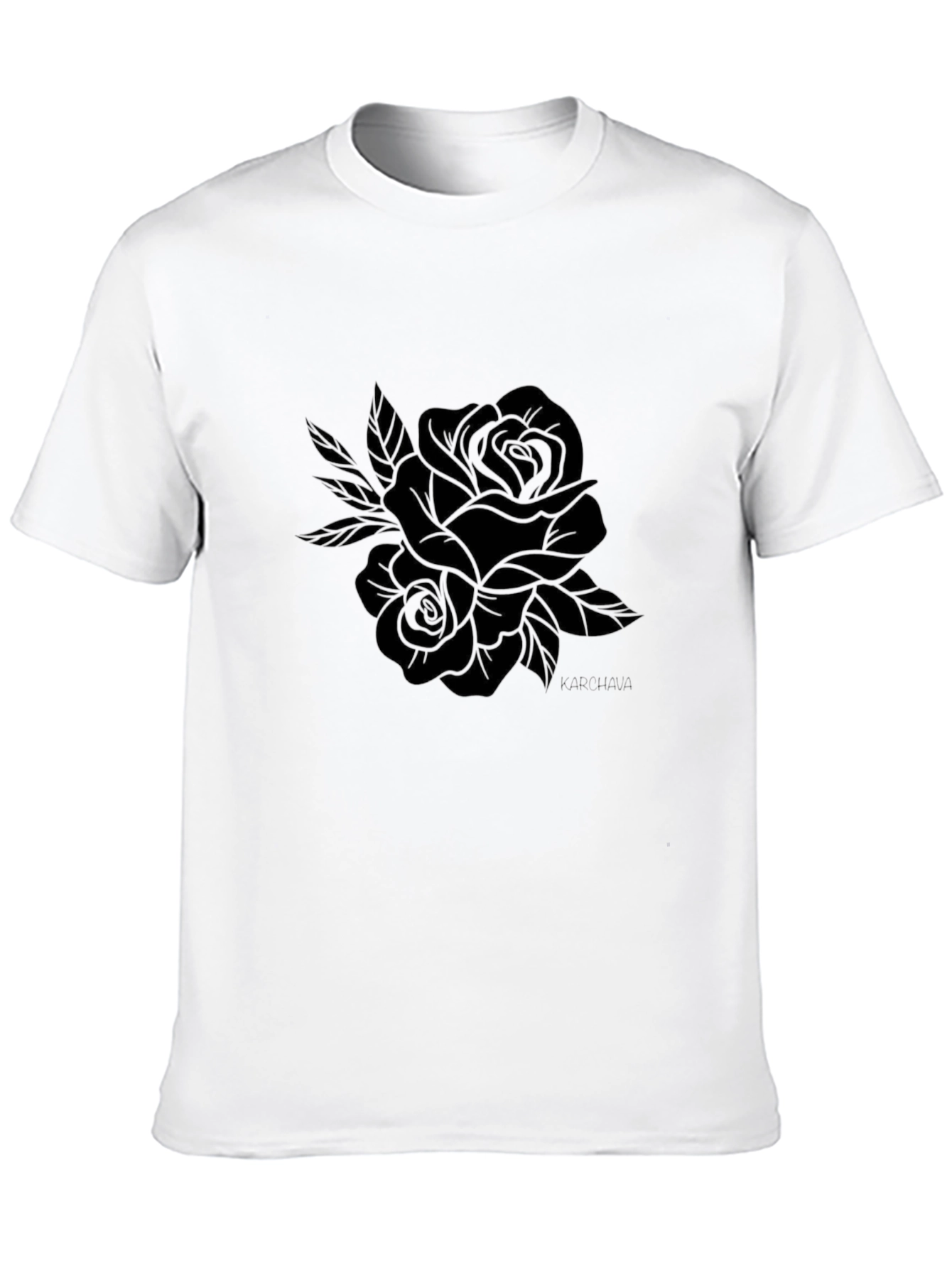 Black Rose Graphic Tee - Stylish and Comfortable
