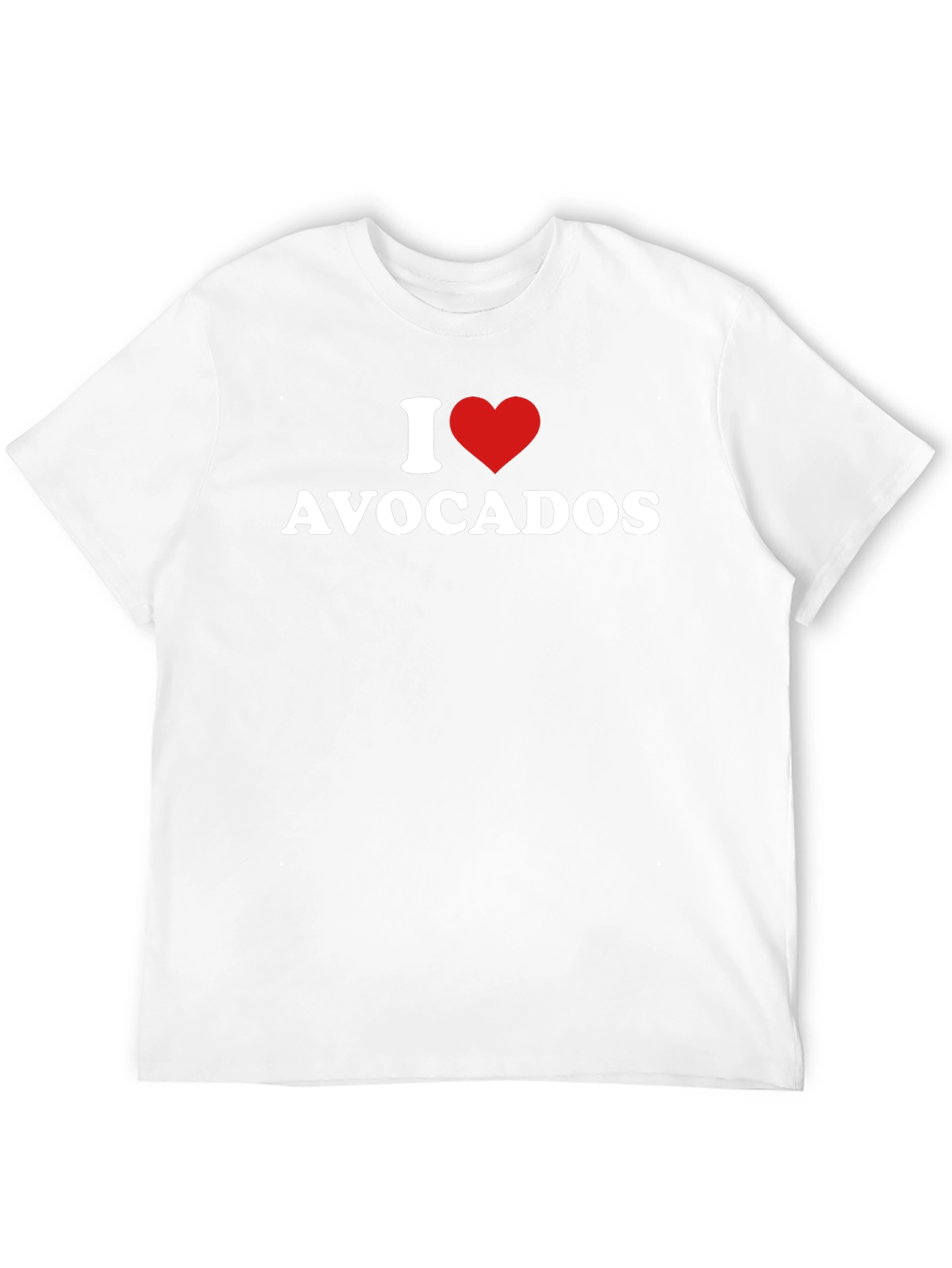 I Love Avocados Black T-Shirt - Foodie Fashion