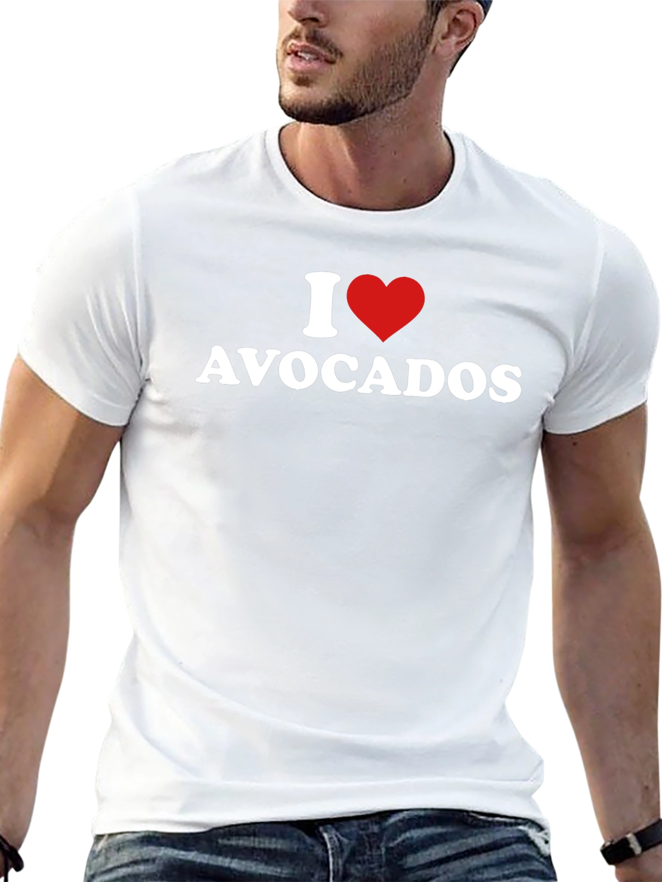 I Love Avocados Black T-Shirt - Foodie Fashion