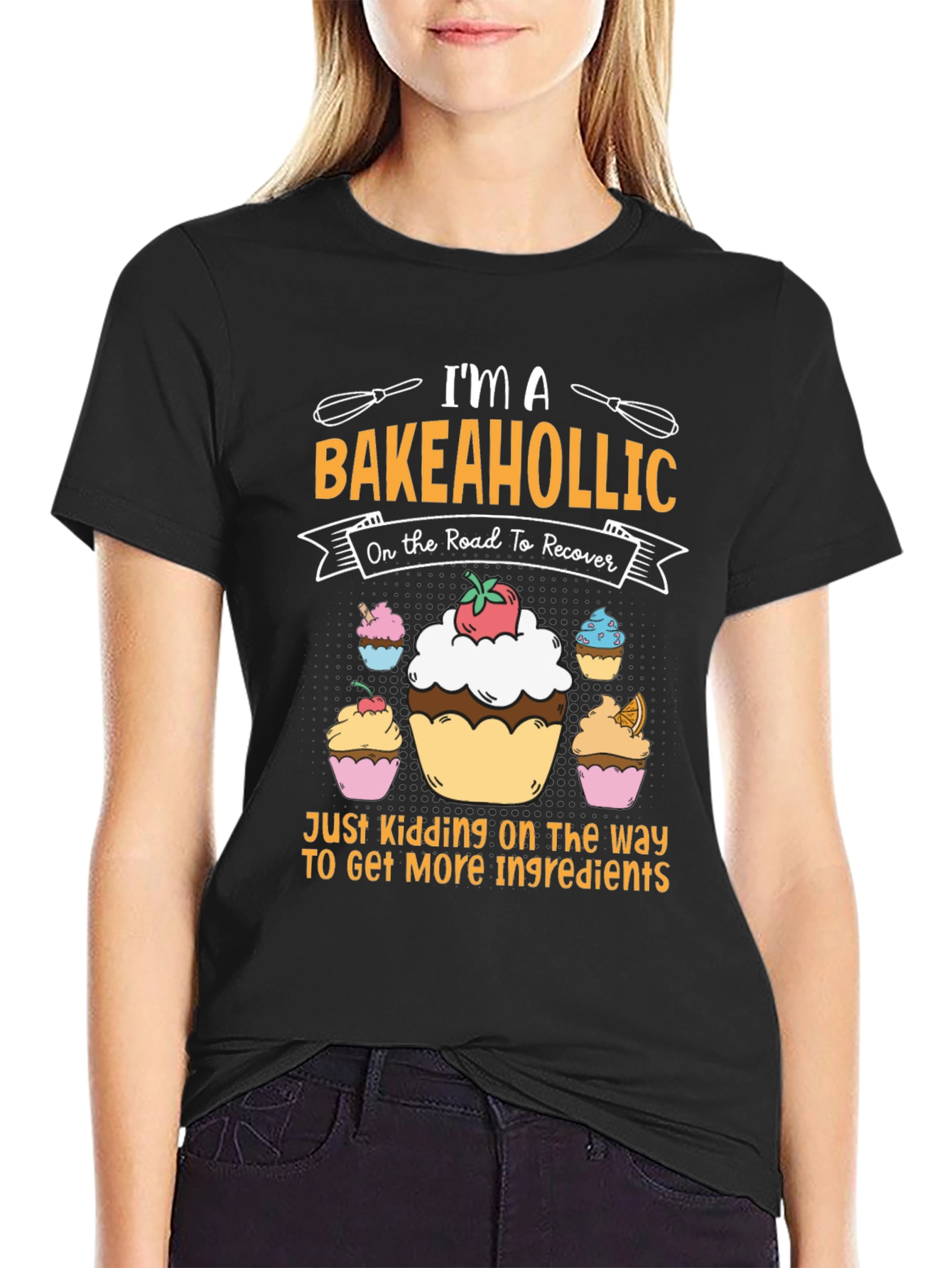 Bakeaholic T-Shirt - Funny Baking Lover Tee