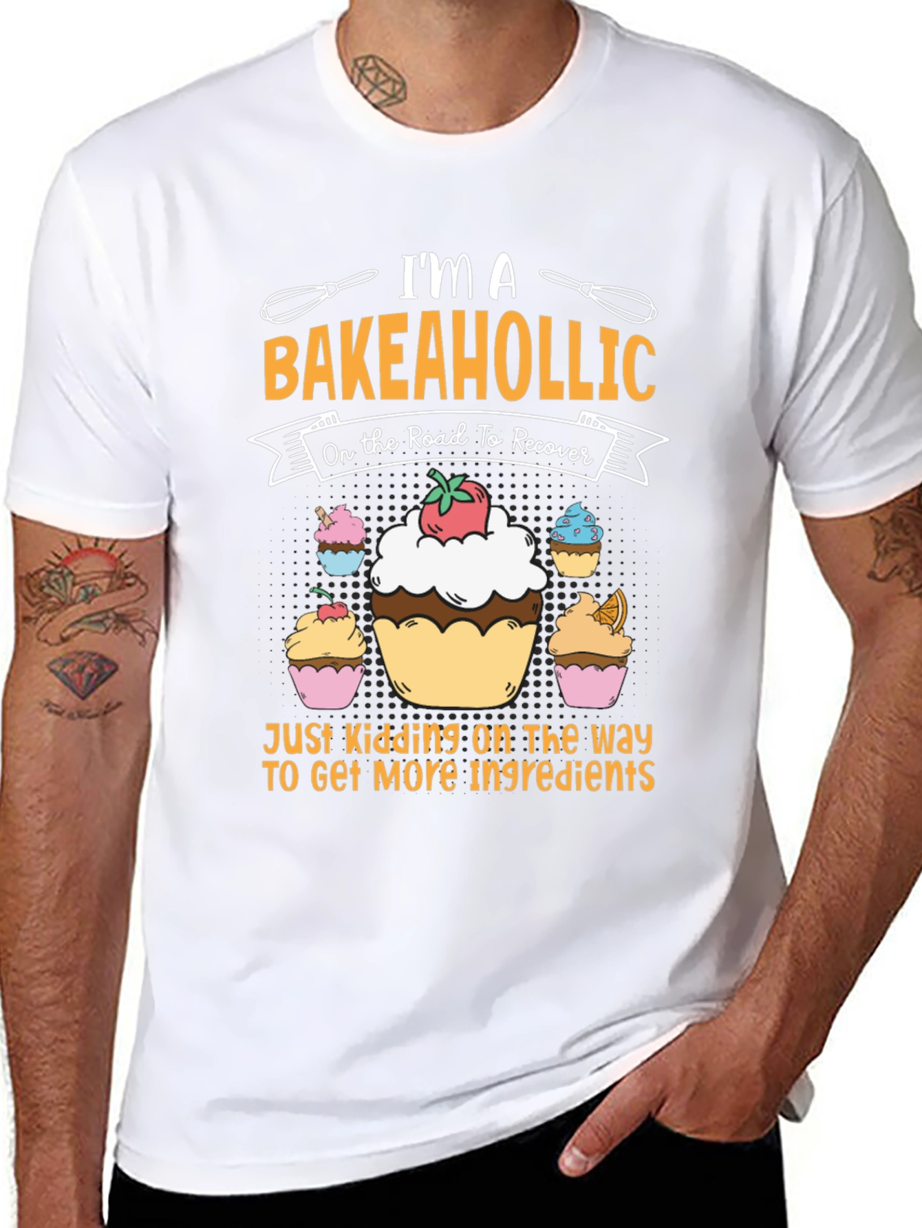 Bakeaholic T-Shirt - Funny Baking Lover Tee