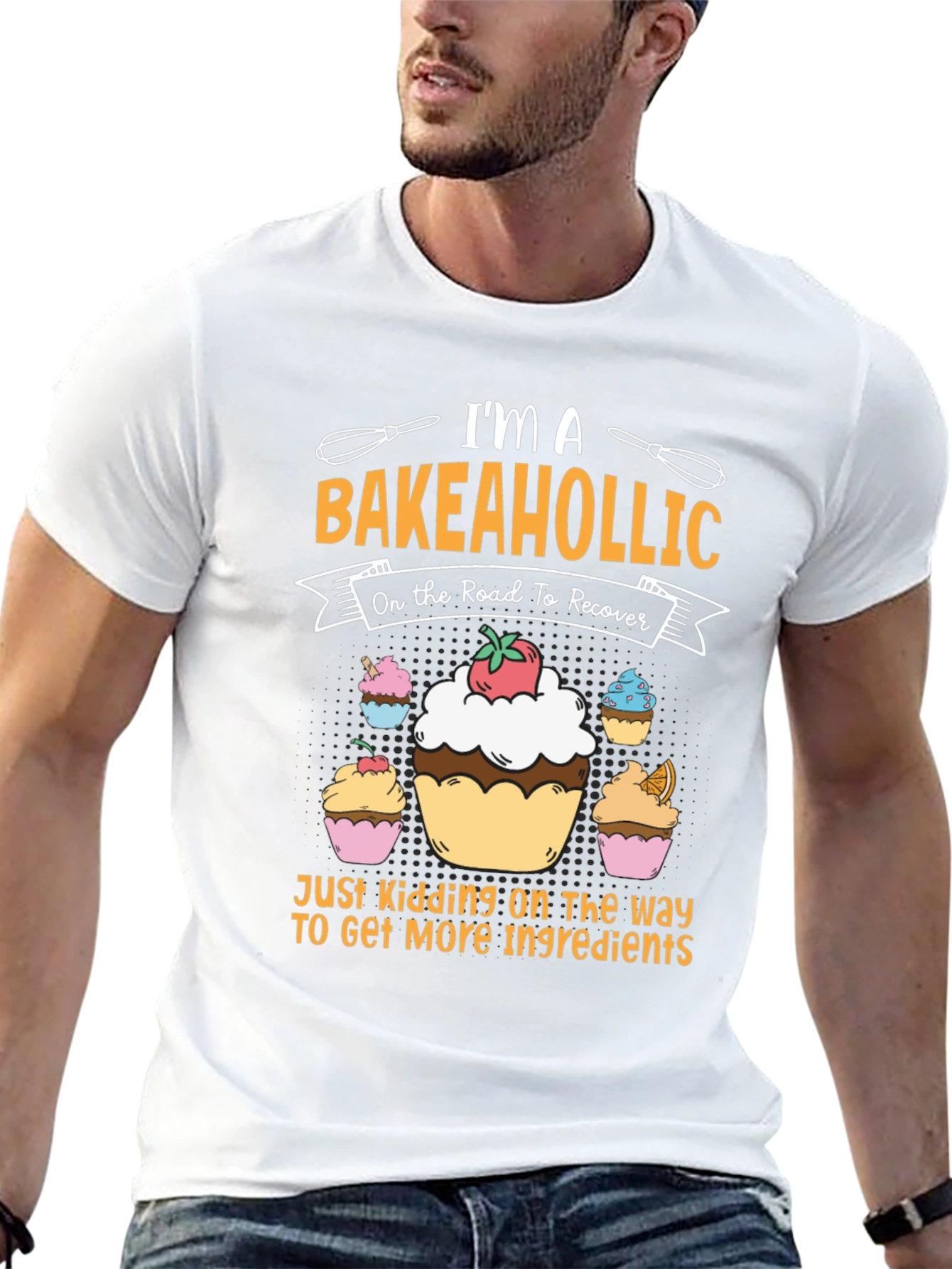 Bakeaholic T-Shirt - Funny Baking Lover Tee