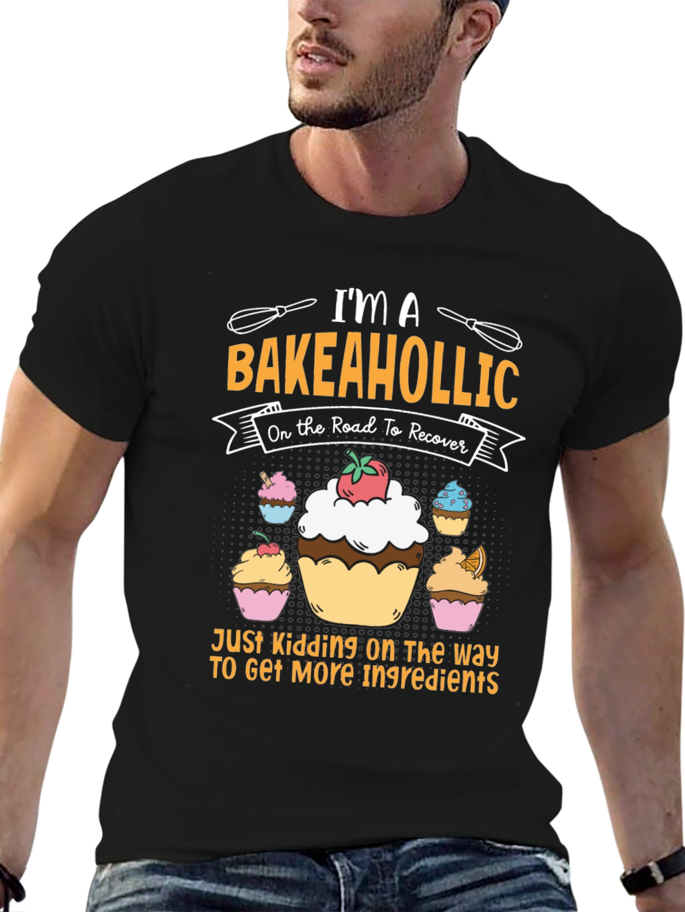 Bakeaholic T-Shirt - Funny Baking Lover Tee