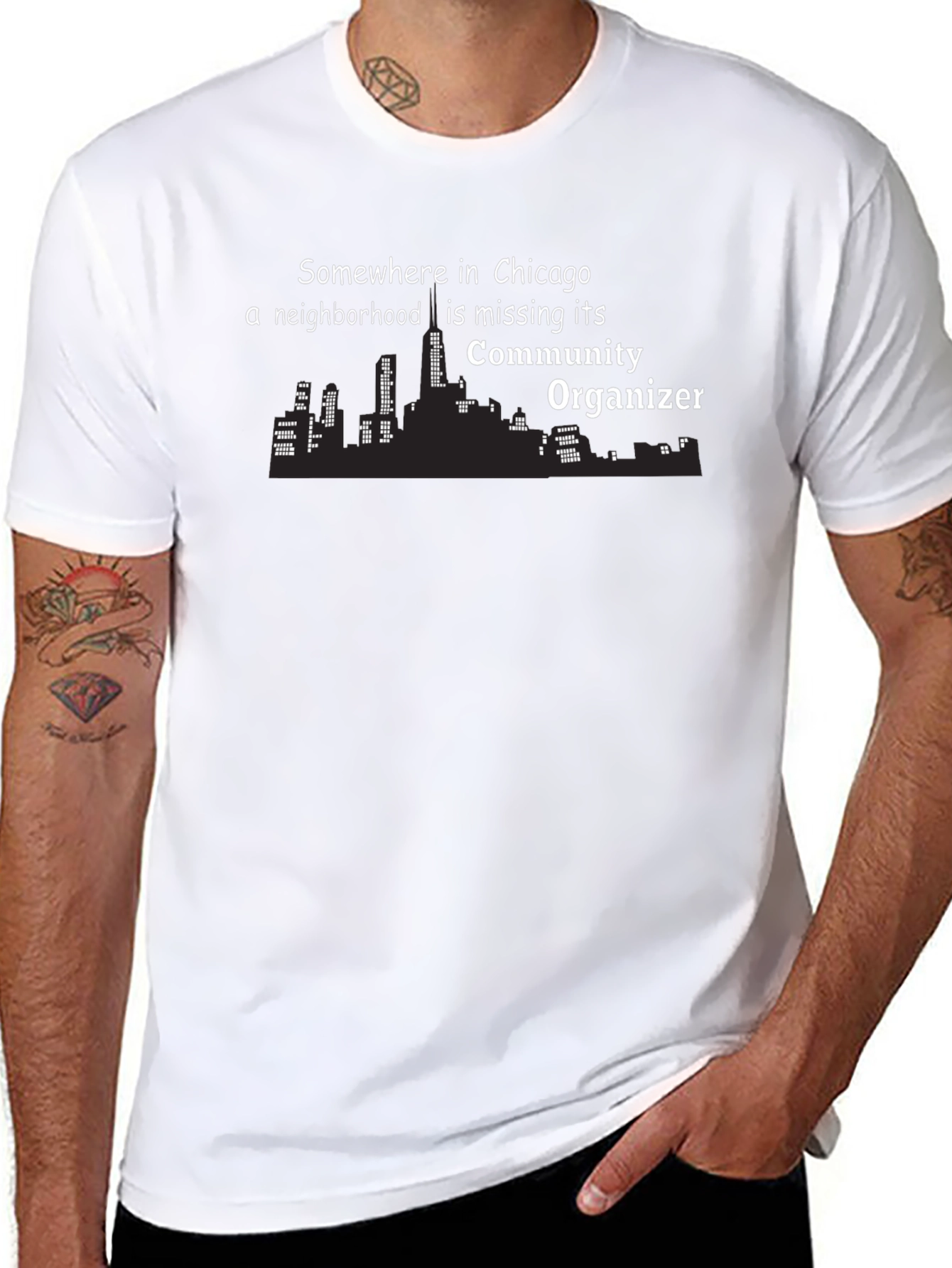 Chicago Community Organizer Graphic T-Shirt