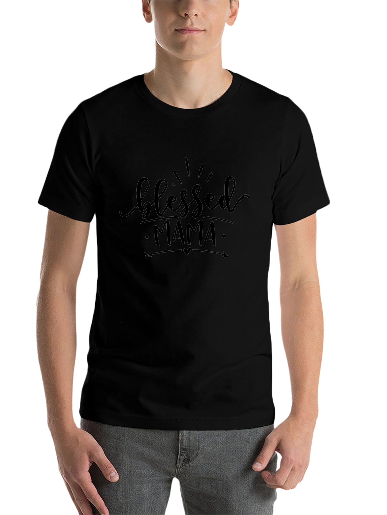 Blessed Mama Graphic Tee - Stylish Mothers Day Gift