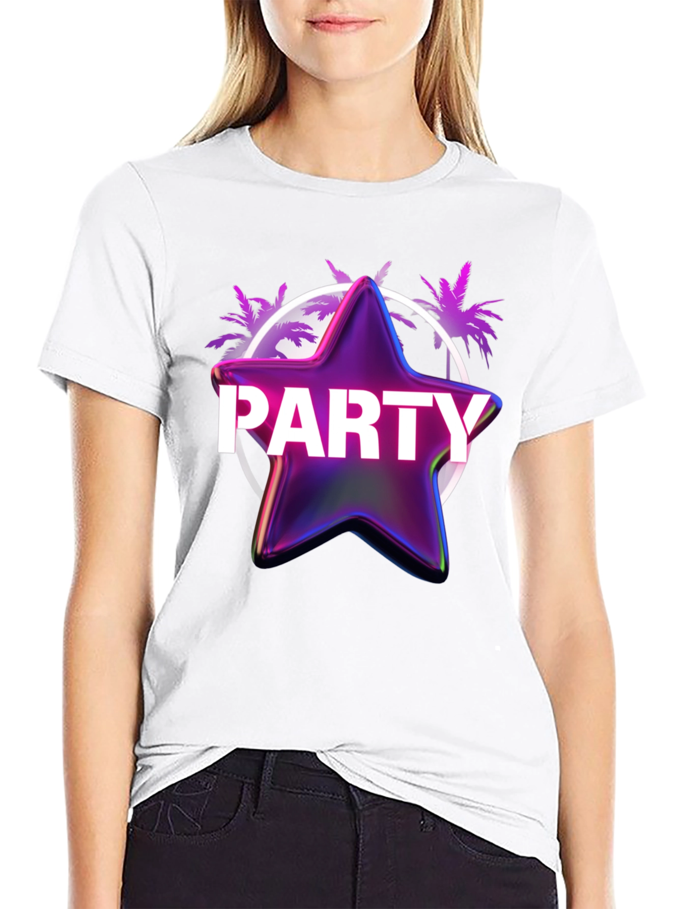 Party Star T-Shirt - Retro Graphic Tee