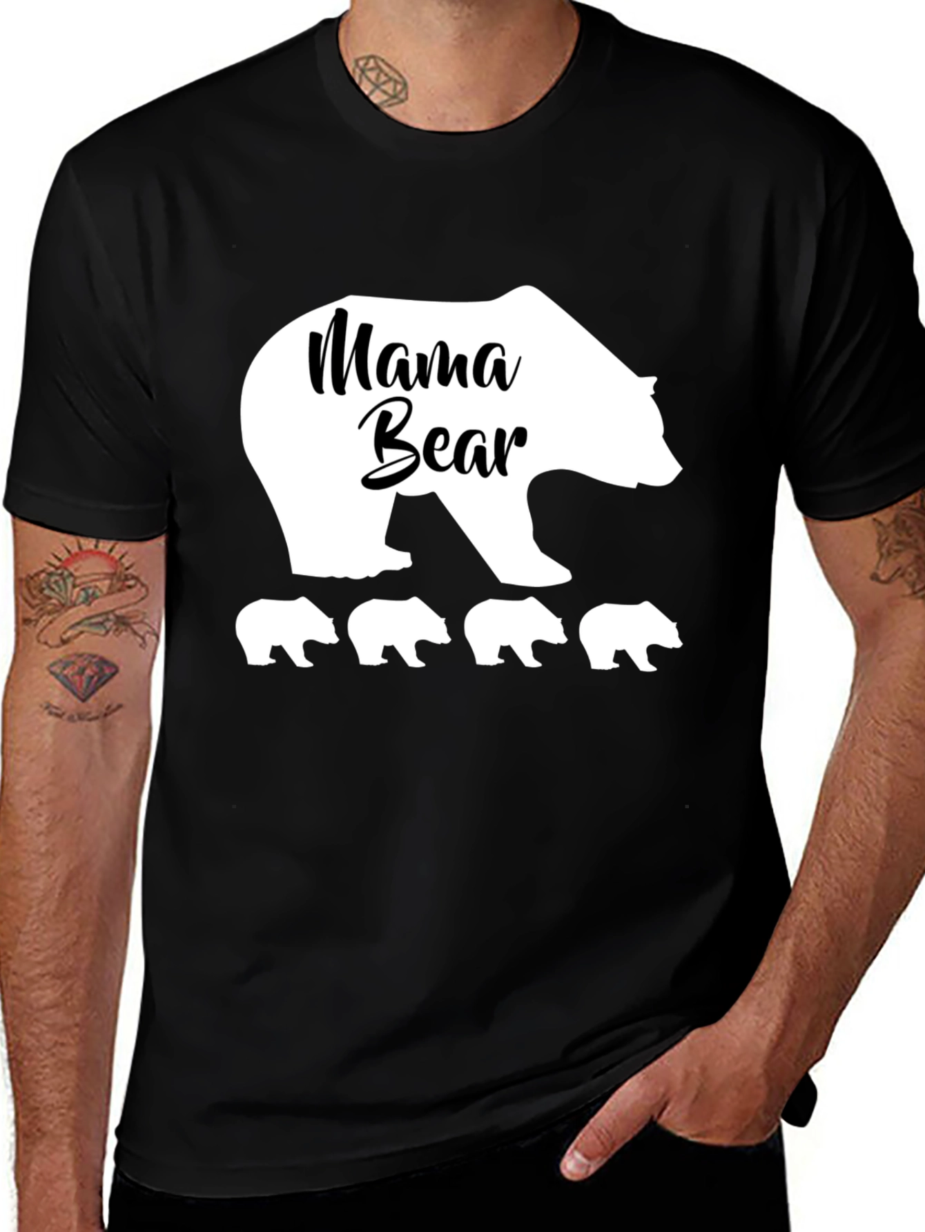Mama Bear T-Shirt - Mom & Cubs Matching Tee
