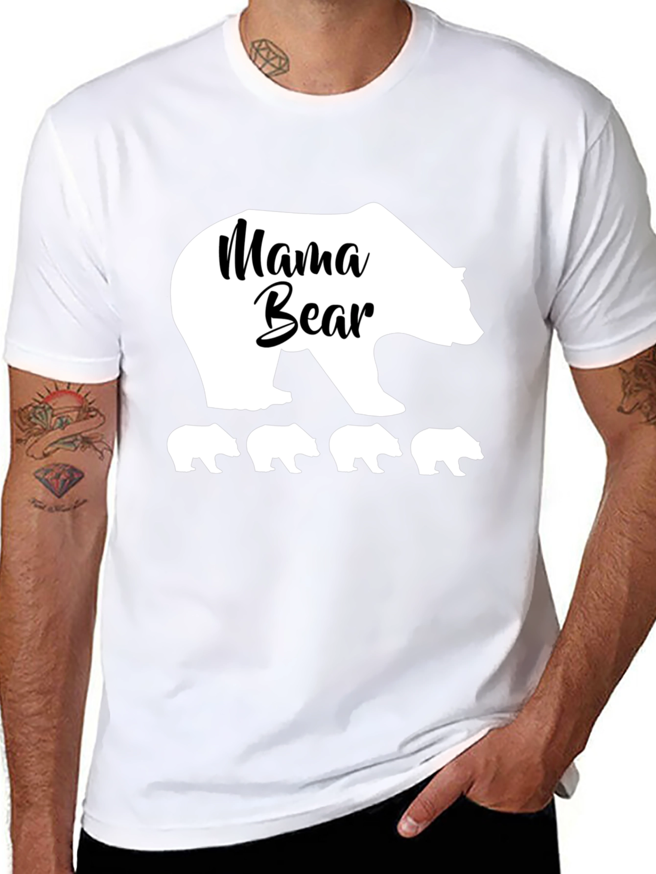 Mama Bear T-Shirt - Mom & Cubs Matching Tee