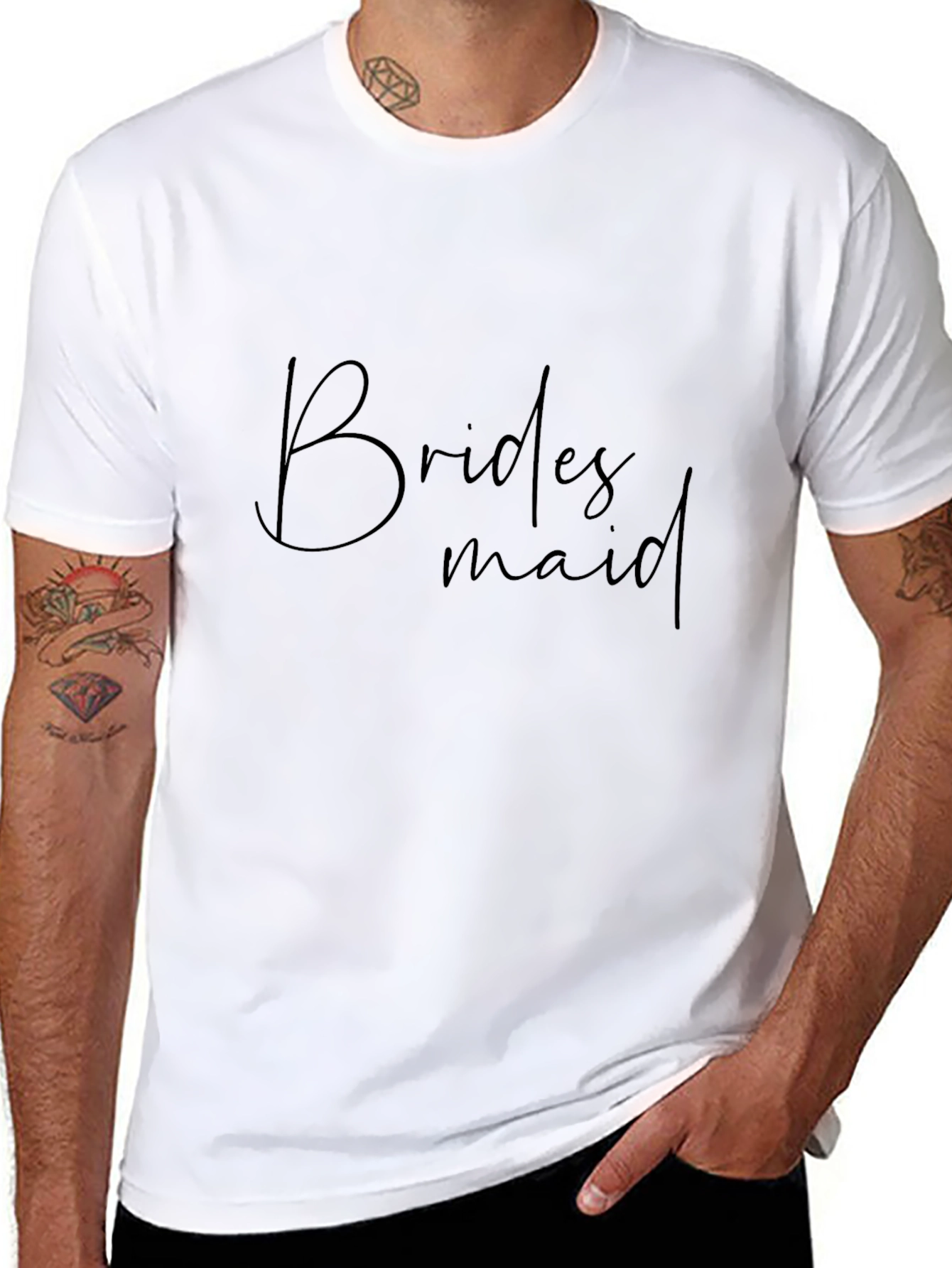 Bridesmaid Crew Neck T-Shirt