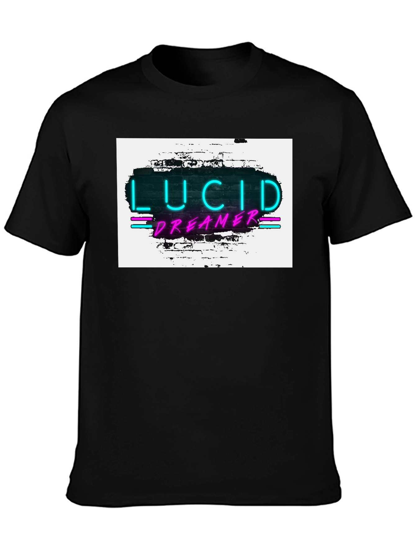 Lucid Dreamer Neon Graphic Tee