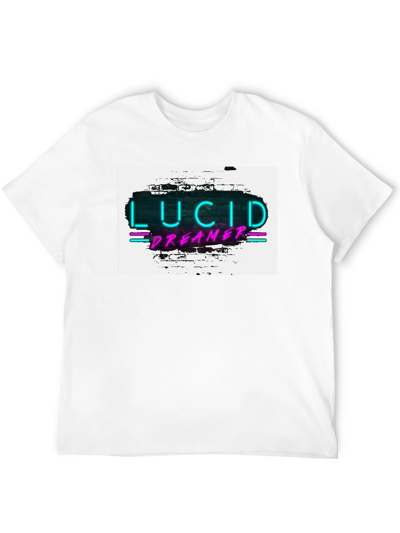 Lucid Dreamer Neon Graphic Tee
