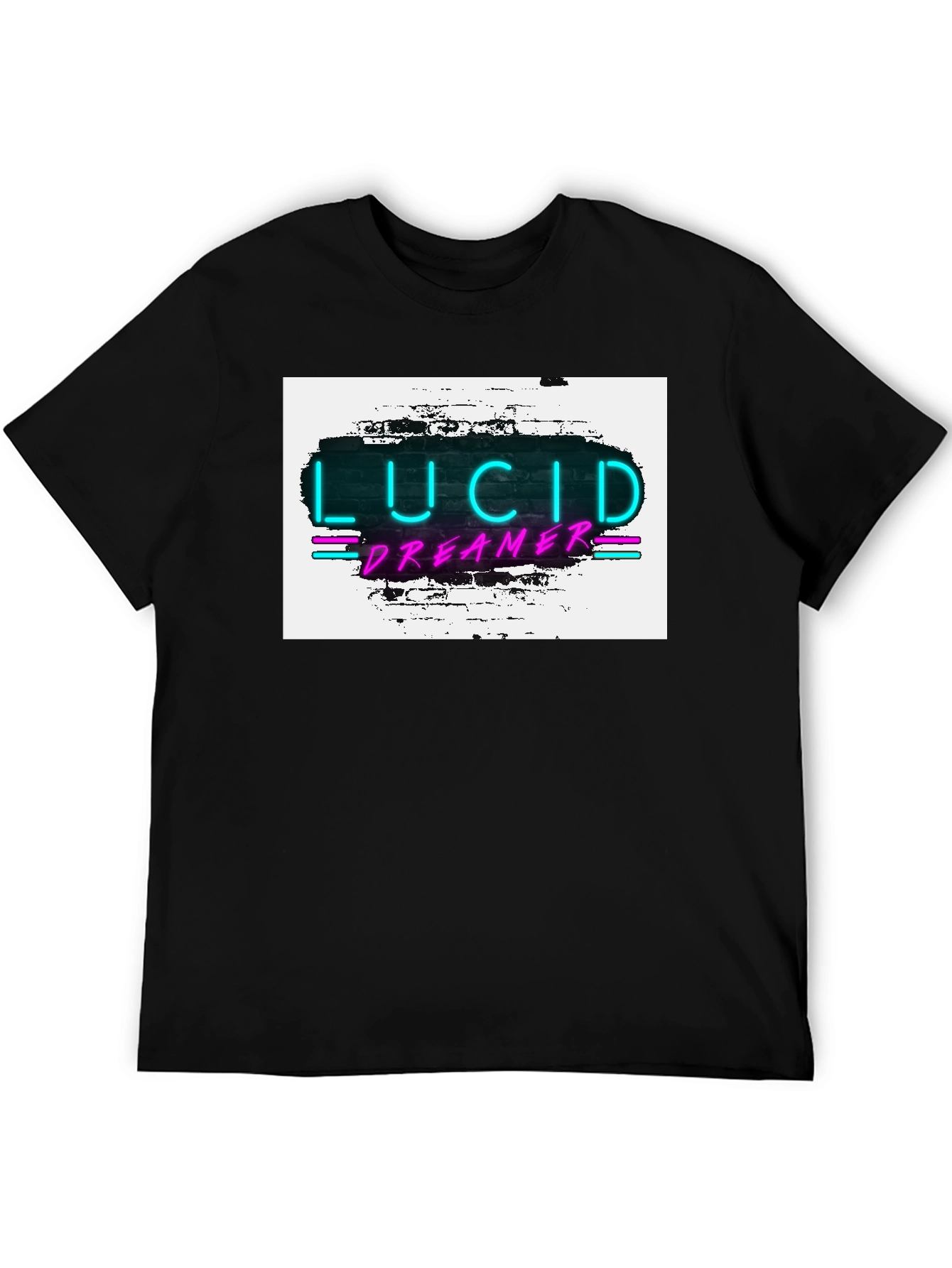 Lucid Dreamer Neon Graphic Tee