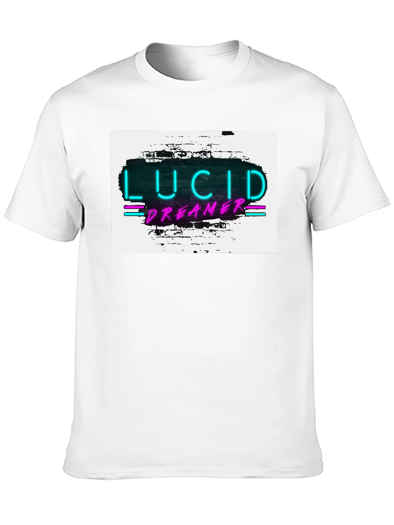 Lucid Dreamer Neon Graphic Tee