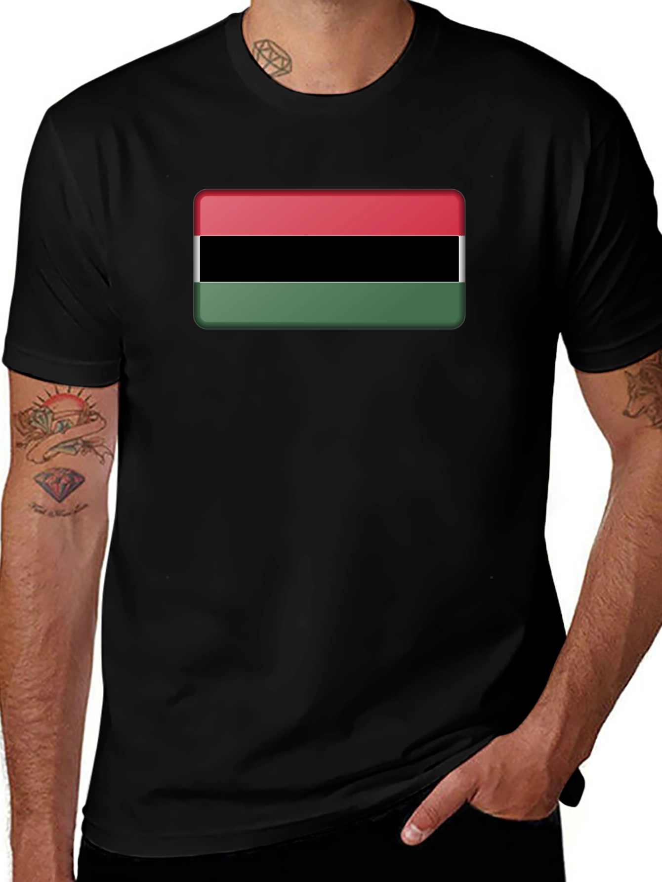 Pan-African Flag T-Shirt - Black Pride