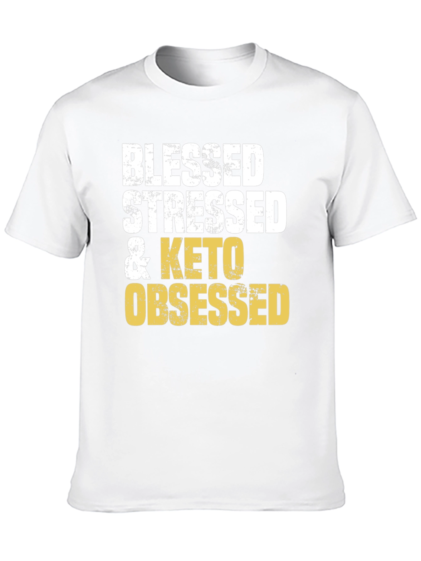 Blessed Stressed & Keto Obsessed Graphic Tee