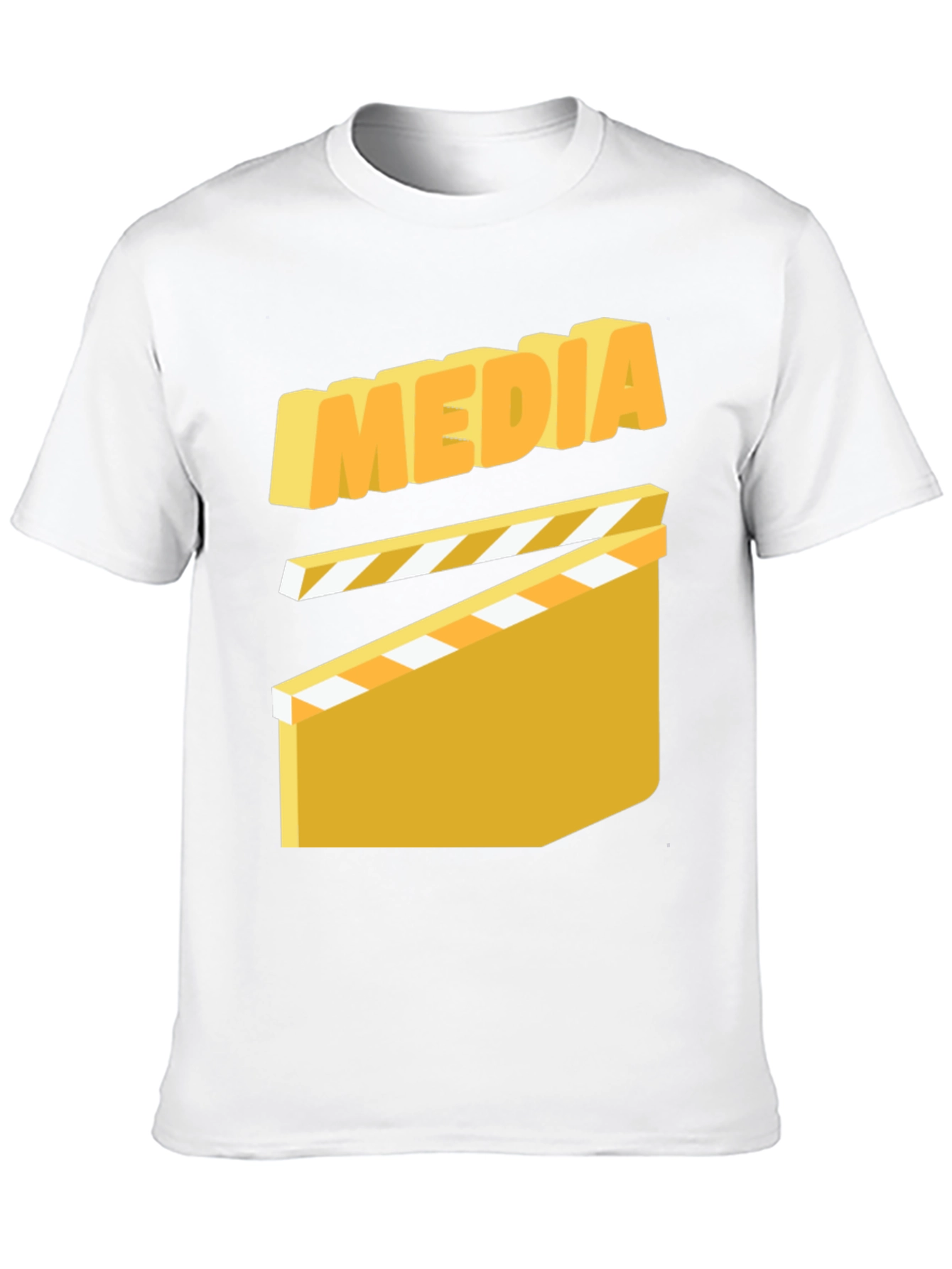 Media Clapper Board Graphic T-Shirt