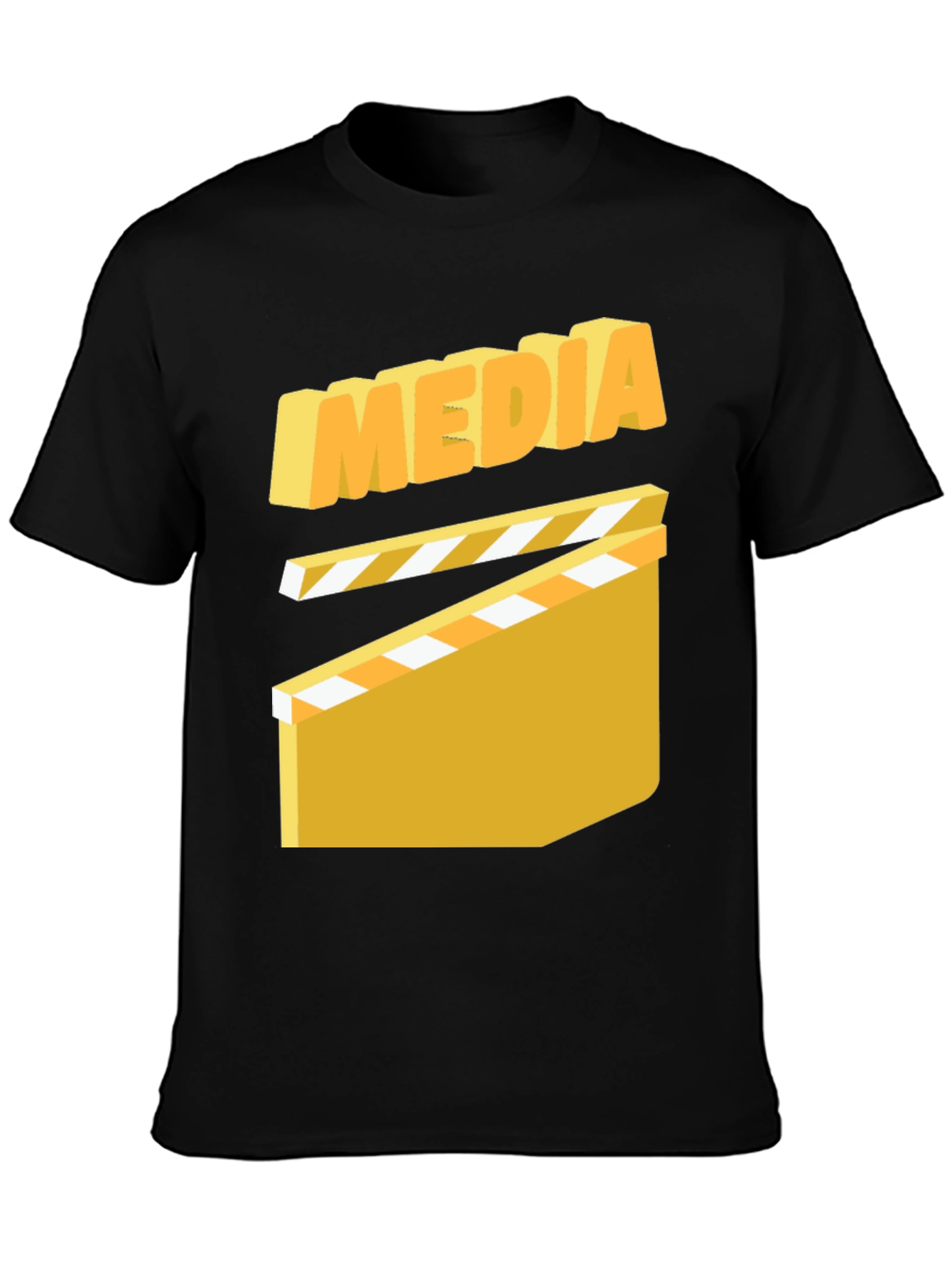Media Clapper Board Graphic T-Shirt