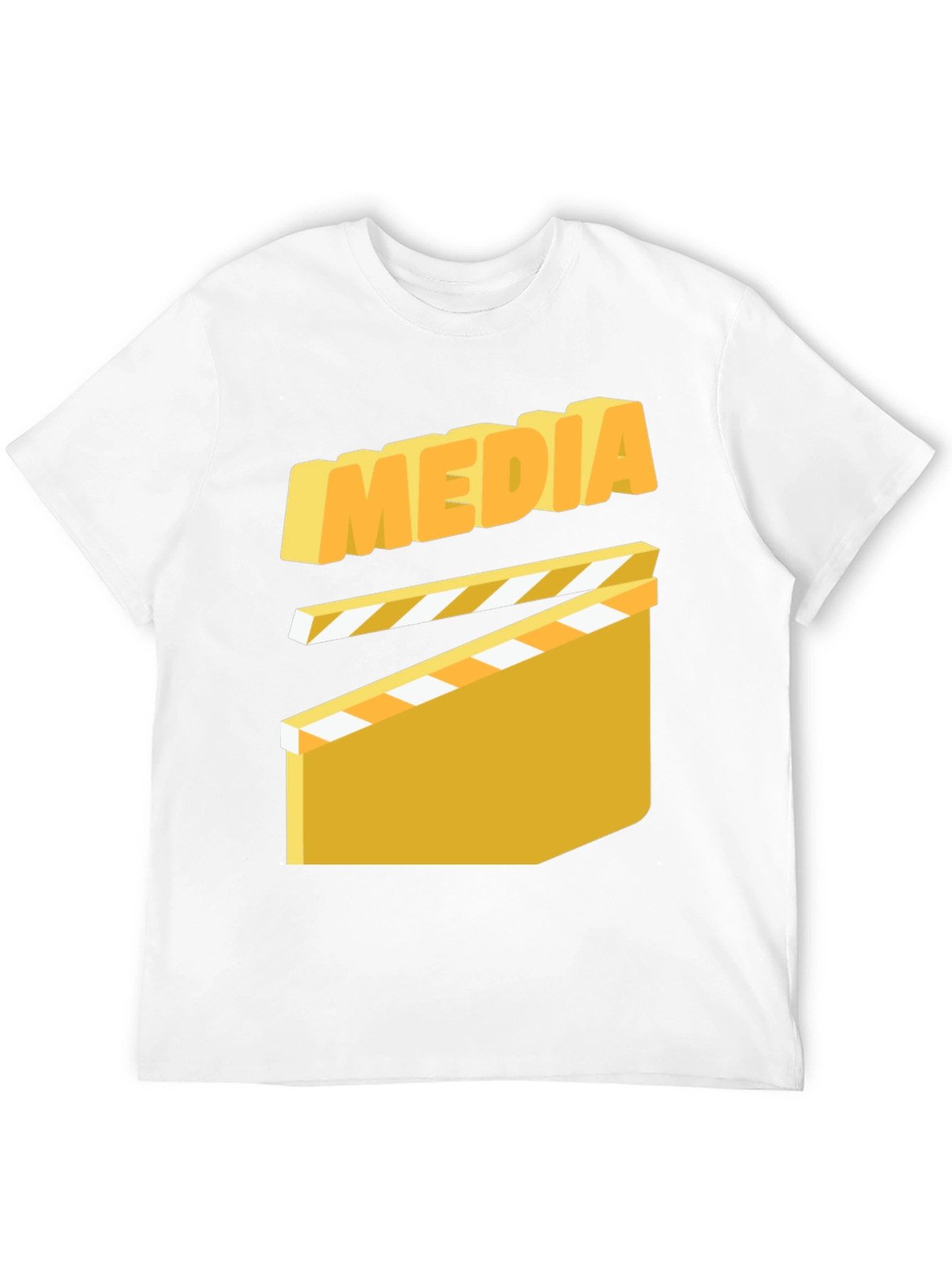 Media Clapper Board Graphic T-Shirt