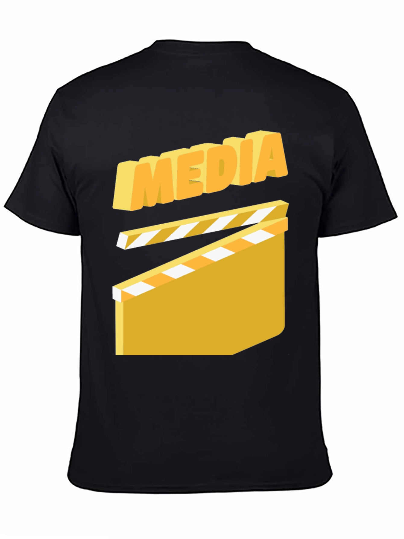 Media Clapper Board Graphic T-Shirt