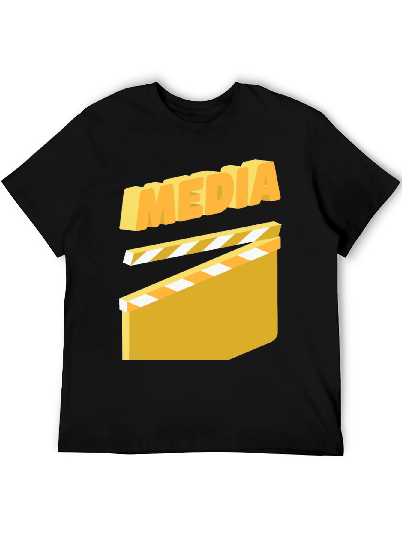 Media Clapper Board Graphic T-Shirt